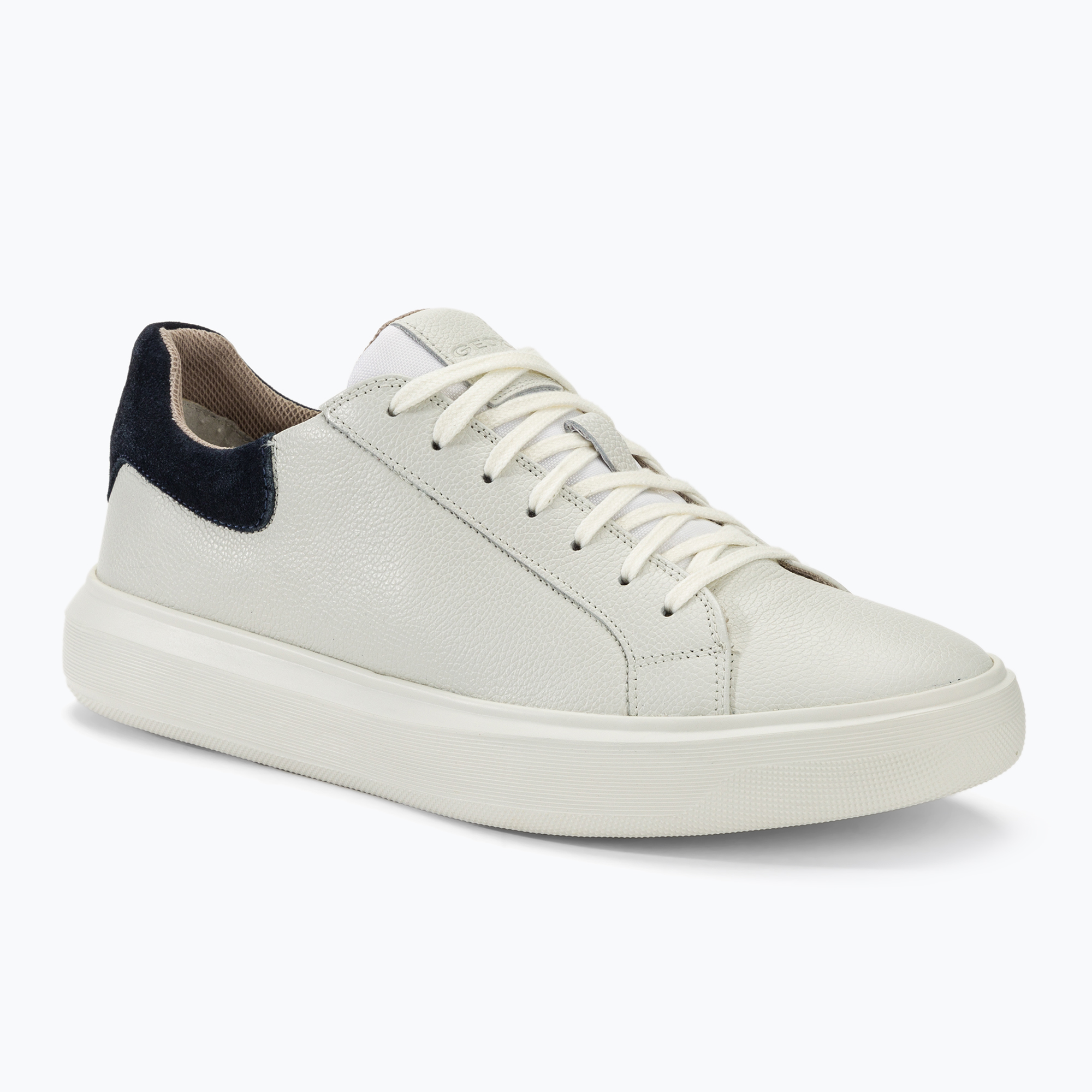 Geox Deiven scarpe da uomo bianco/blu oceano (45 EU) (Deiven U455WD00047C0899)