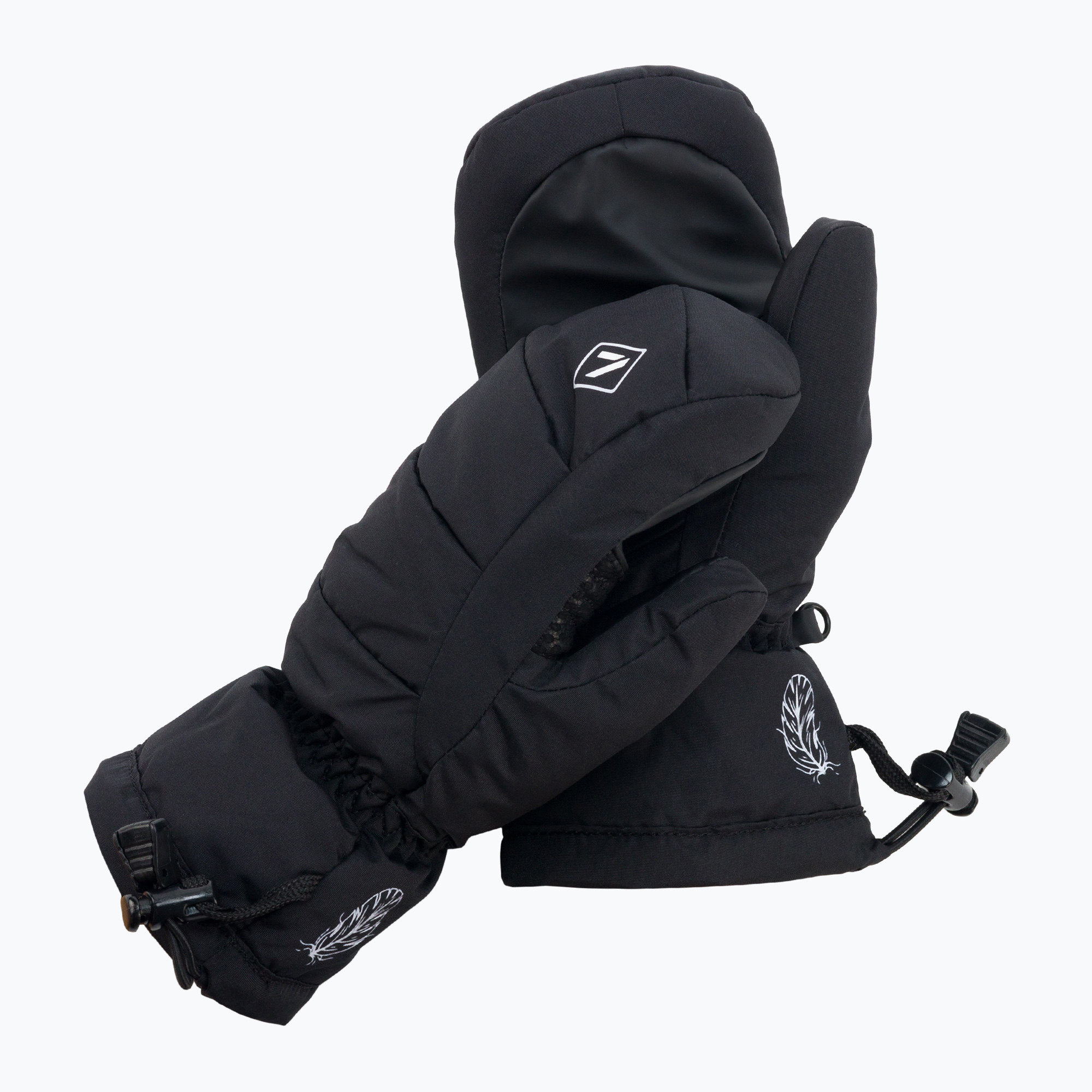 Guanti da snowboard per bambini Level Rainbow Down Jr Mitt nero (4) (Rainbow Down Jr Mitt 4137)