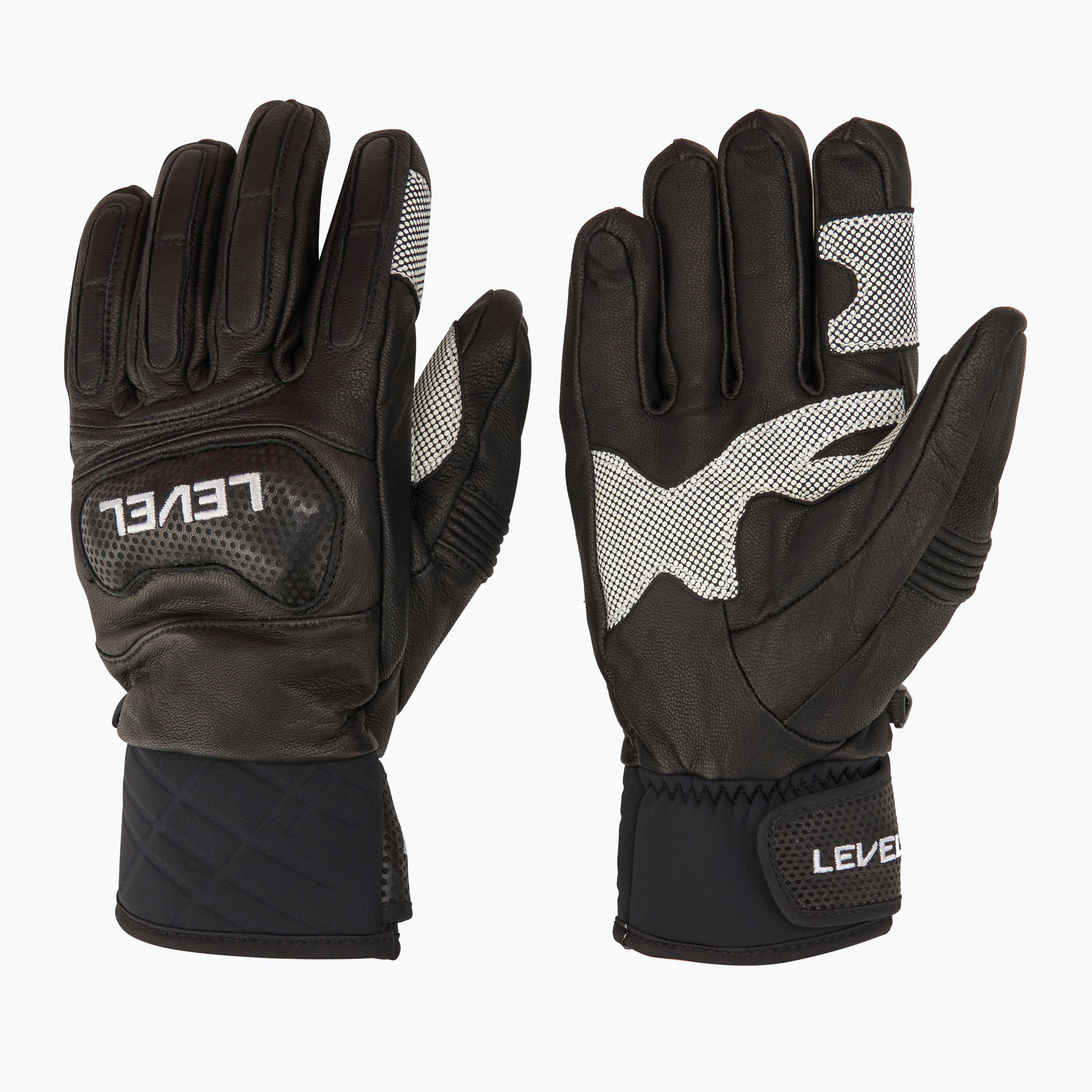 Guanto da sci Level Race nero (9.5) (Race 3024UG.01)