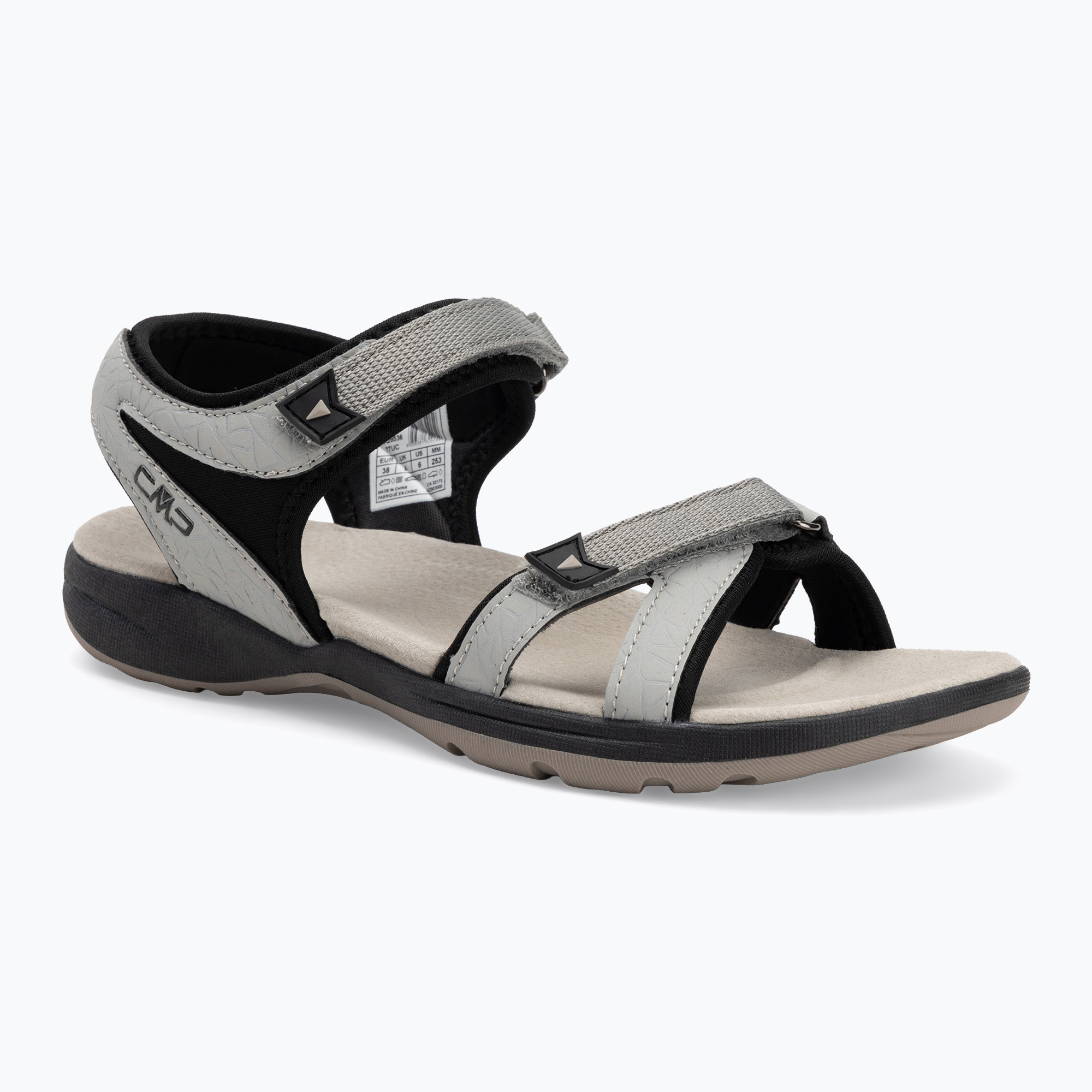 Sandali CMP da donna Adib nero/sabbia (38 EU) (Adib 39Q9536/77UC)