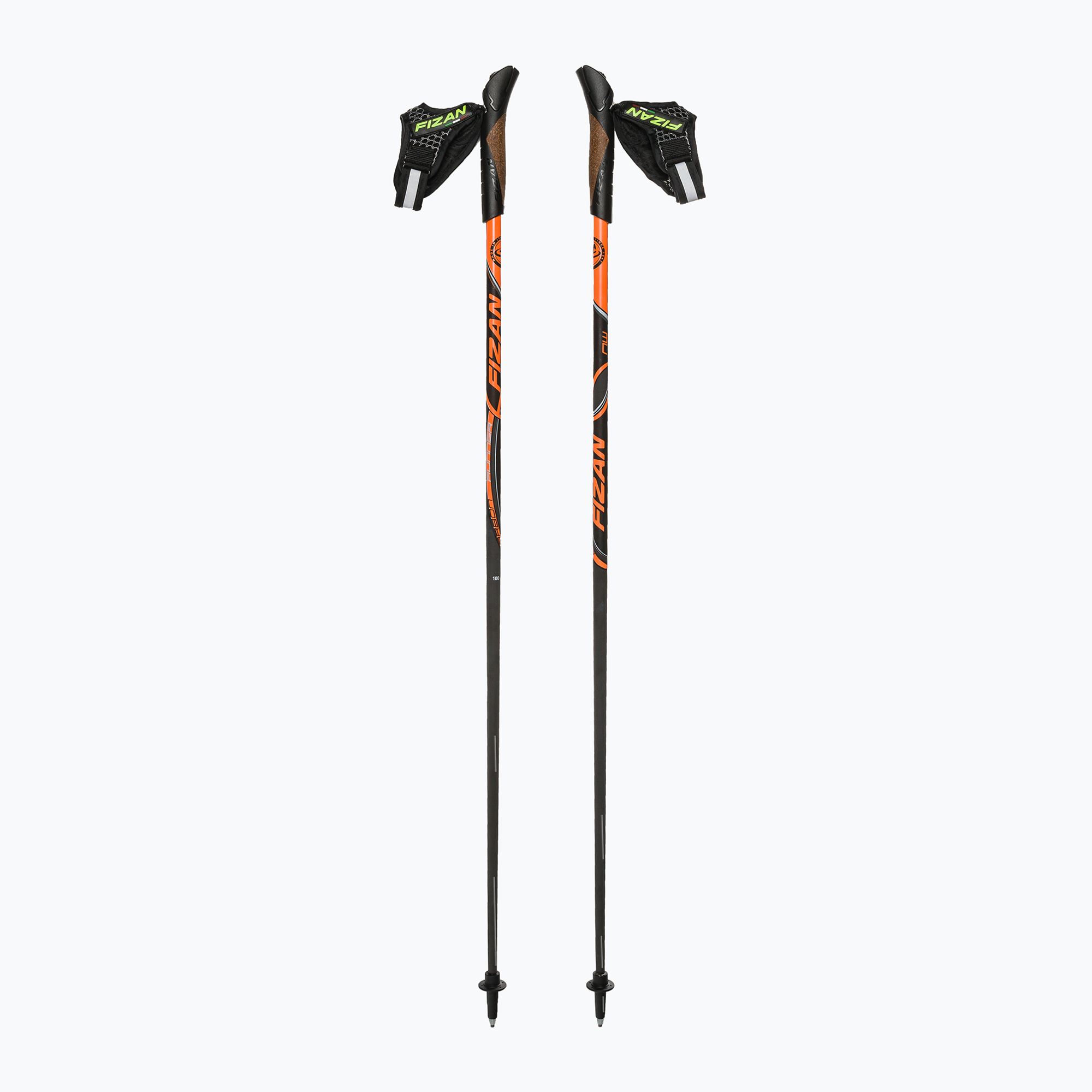 Bastoncini da nordic walking Fizan Runner arancione (100 cm) (Runner S19 CA06)