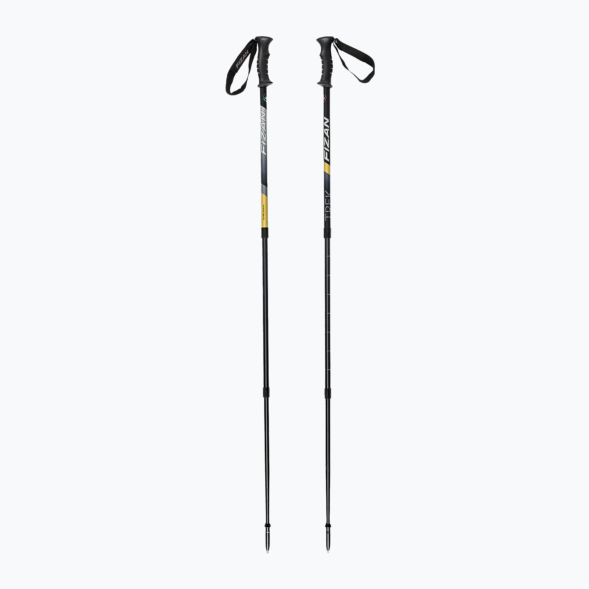 Bastoncini da trekking Fizan Trek giallo S22 7514 (63-140 cm) (Trek S22 7514)
