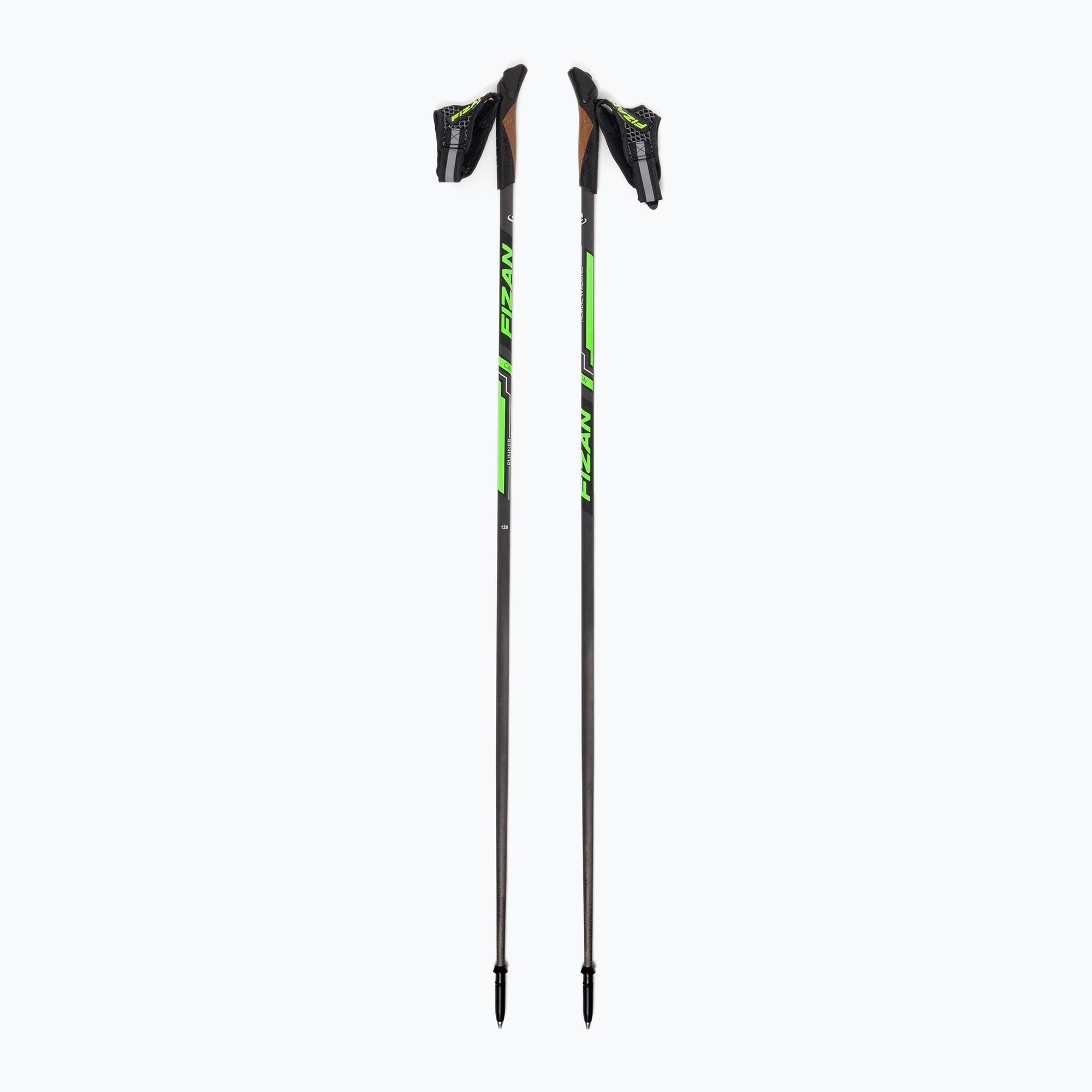 Bastoncini da nordic walking Fizan Runner verde (115 cm) (Runner S22 CA05)
