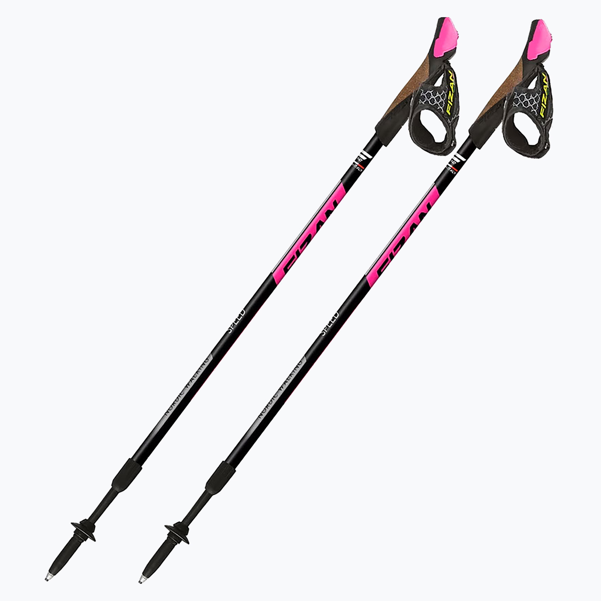 Bastoncini da nordic walking rosa Fizan Speed