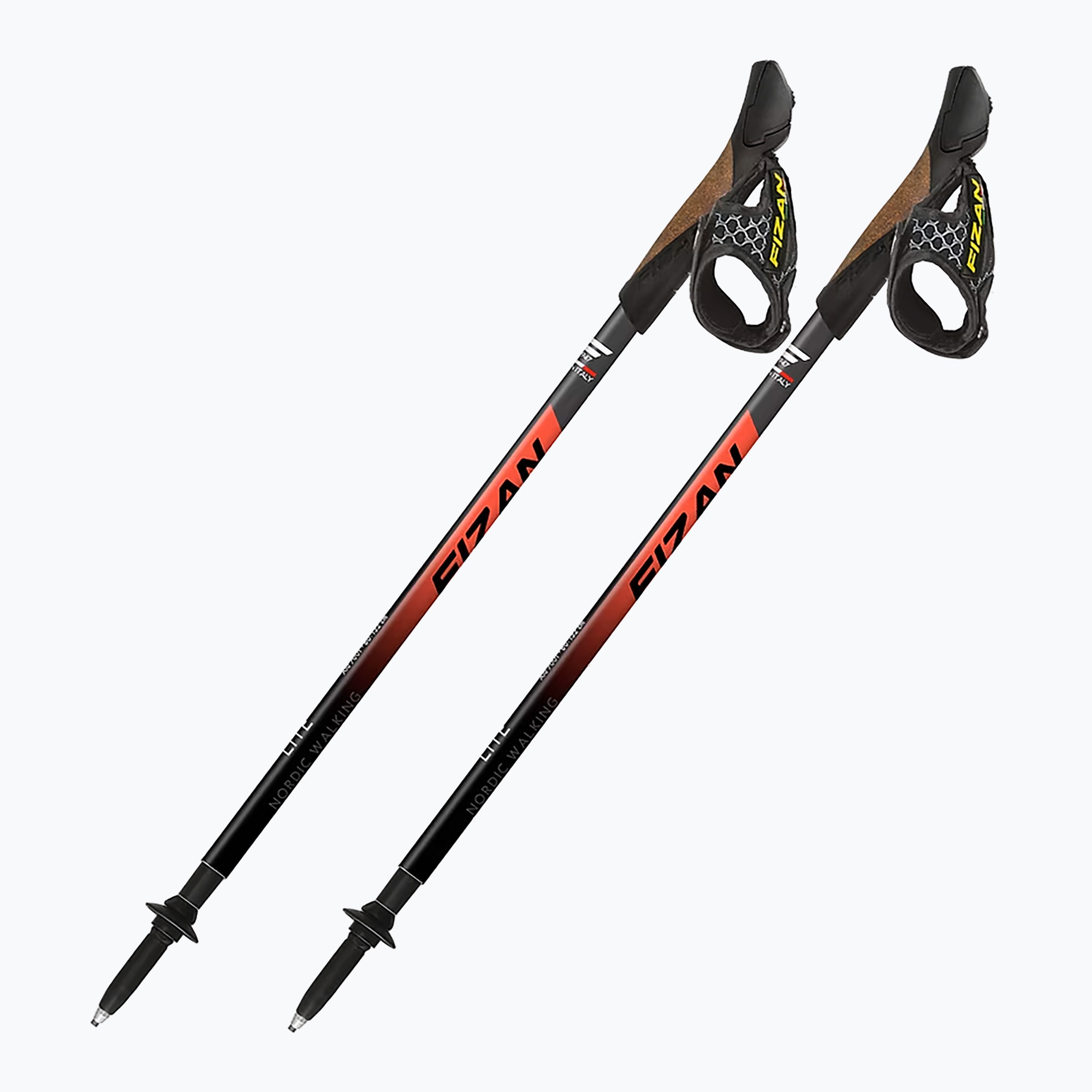 Bastoncini da nordic walking Fizan Lite corallo (60-132 cm) (Lite 100050)