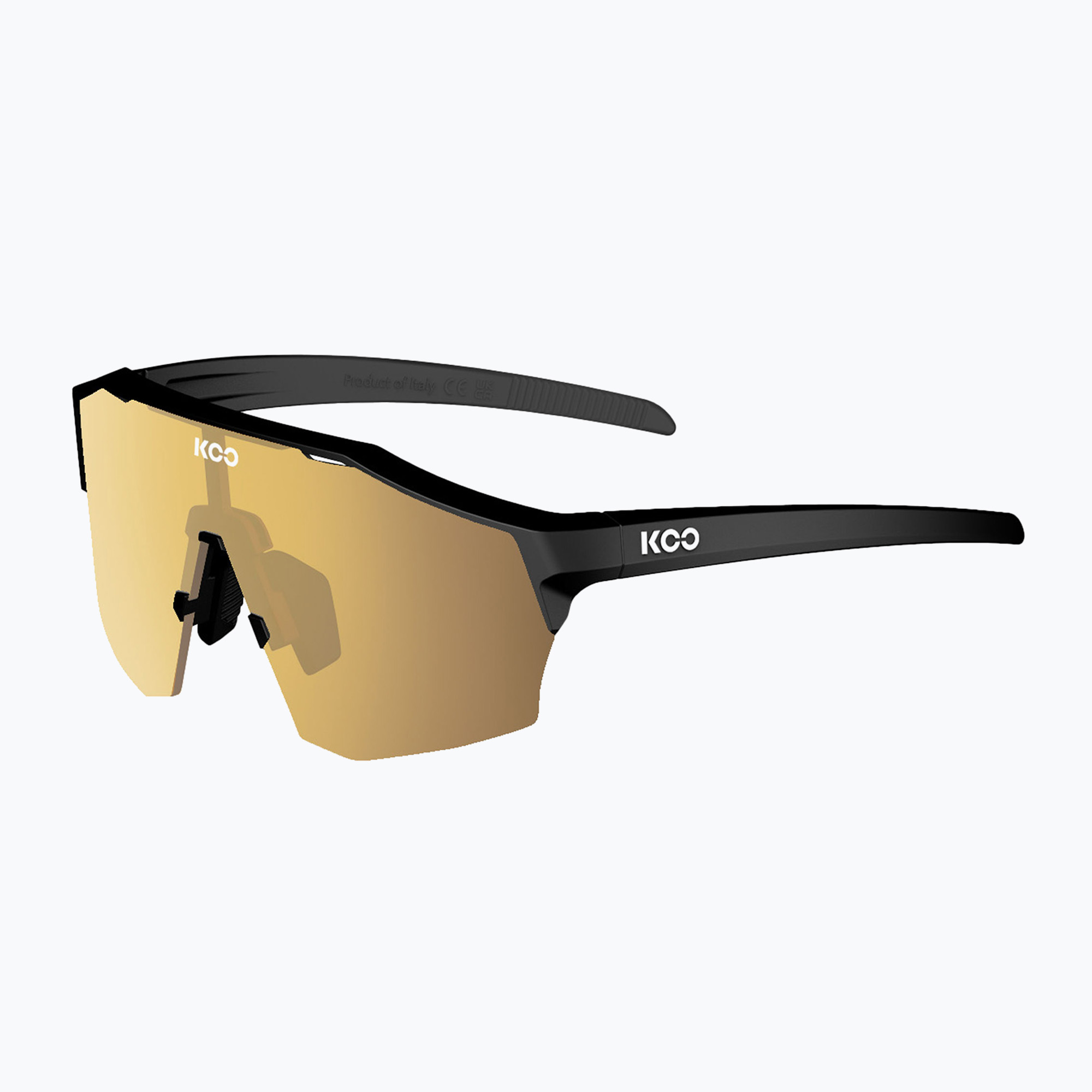 Occhiali da sole Koo Alibi nero opaco/oro a specchio (Alibi OEY00009.970)