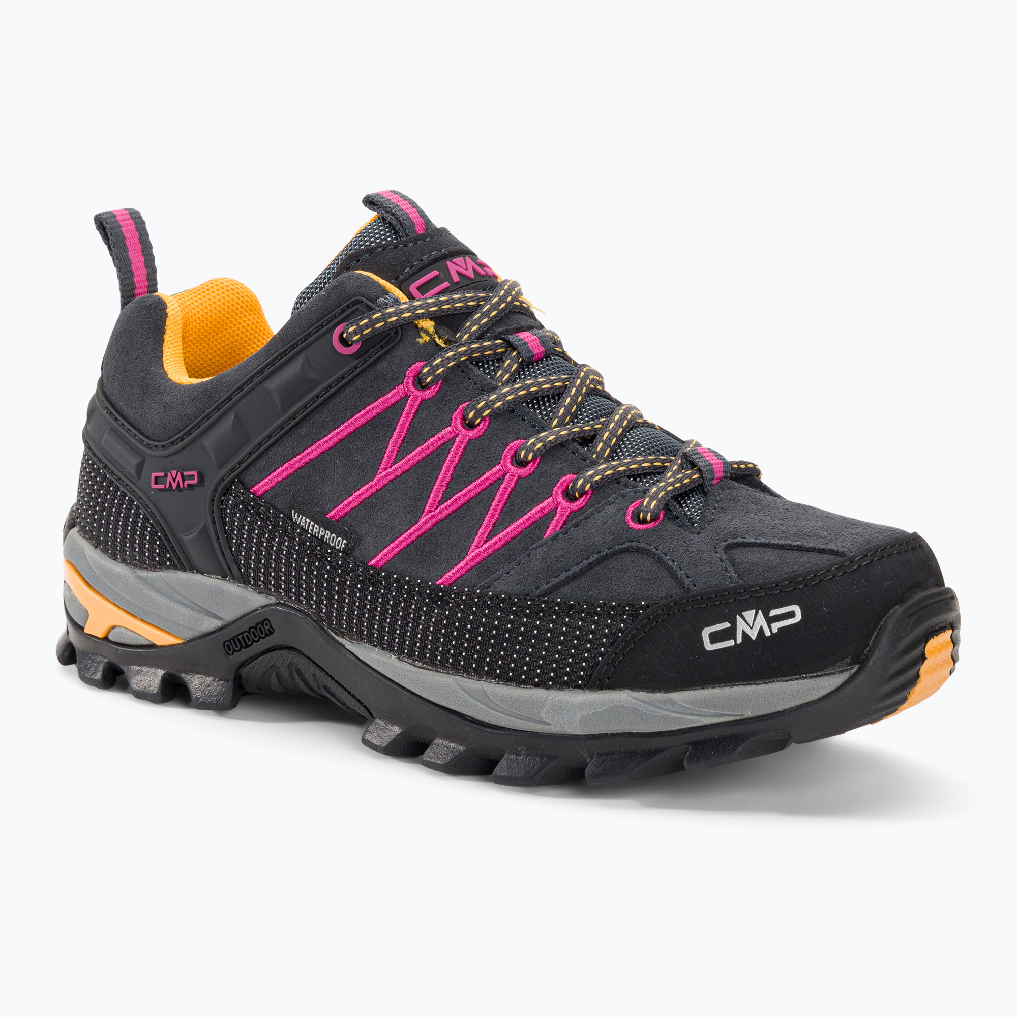 Scarponi da trekking CMP donna Rigel Low antracite/bouganville (37 EU) (Rigel Low Wp 3Q13246/54UE)