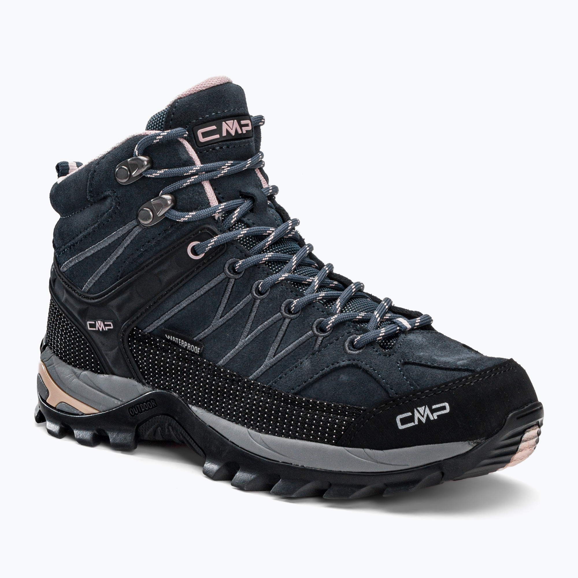 Stivali da trekking da donna CMP Rigel Mid blu navy 3Q12946 (36 EU) (Rigel Mid Wp 3Q12946/53UG)
