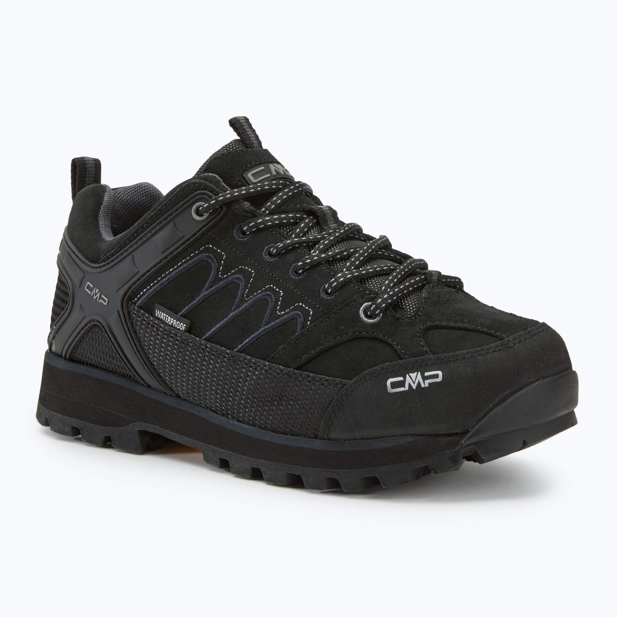 Stivali da trekking da uomo CMP Moon Low Wp nero (42 EU) (Moon Low Wp 31Q4787/U901)