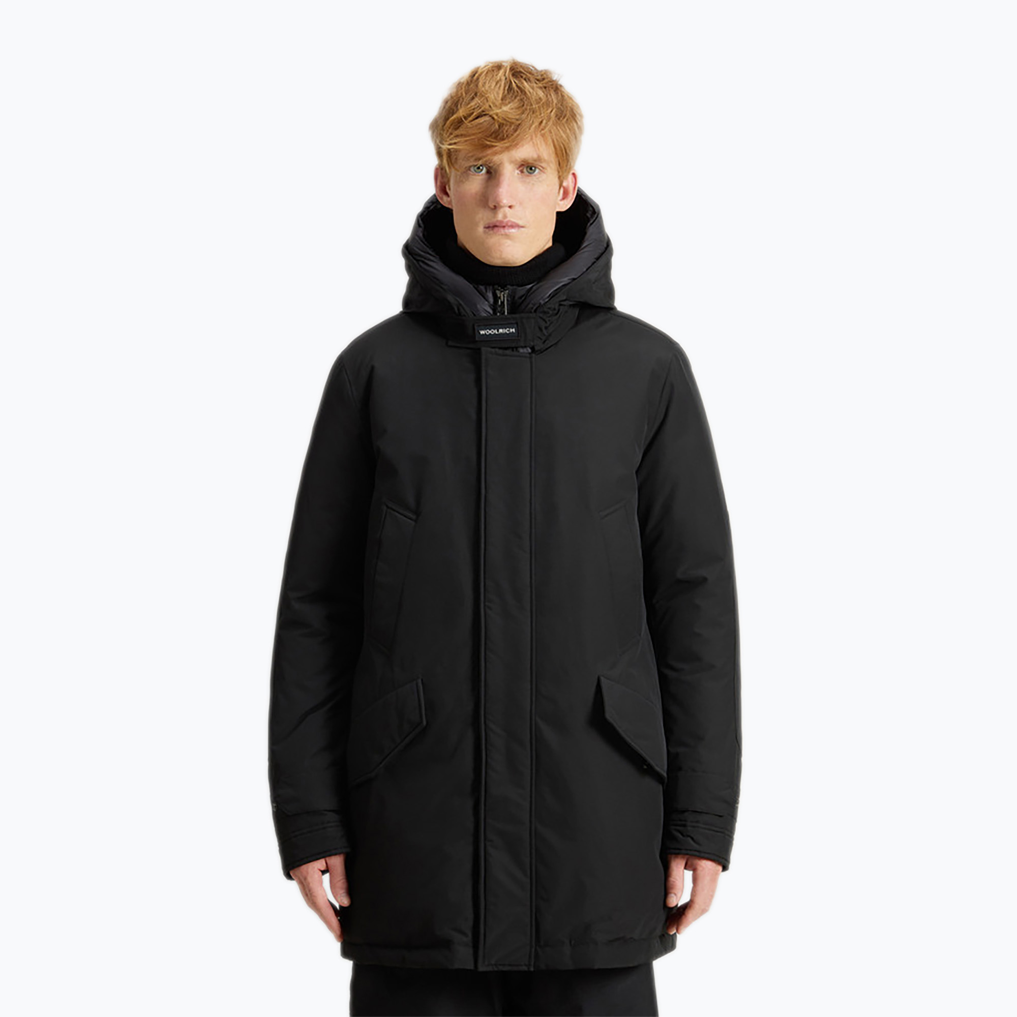 Parka Woolrich Polar High Collar Uomo nero (M) (Polar High Collar Parka CFWOOU0487MRUT0001)