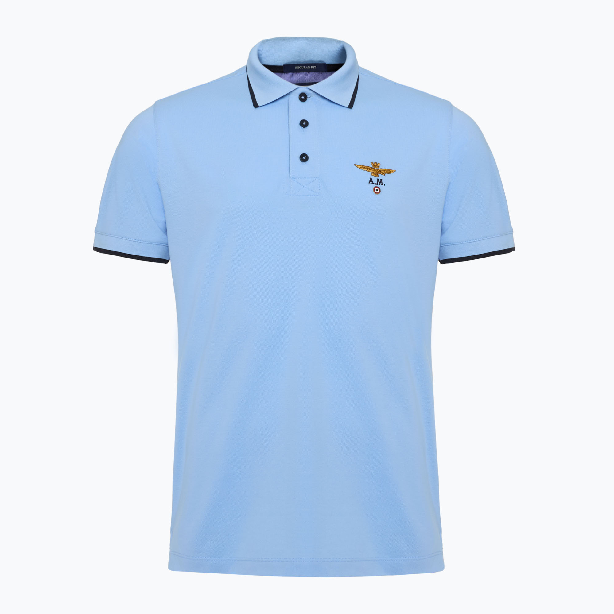 Polo Aeronautica Militare Essential uomo blu ghiaccio (M) (Essential 251PO1308P82)