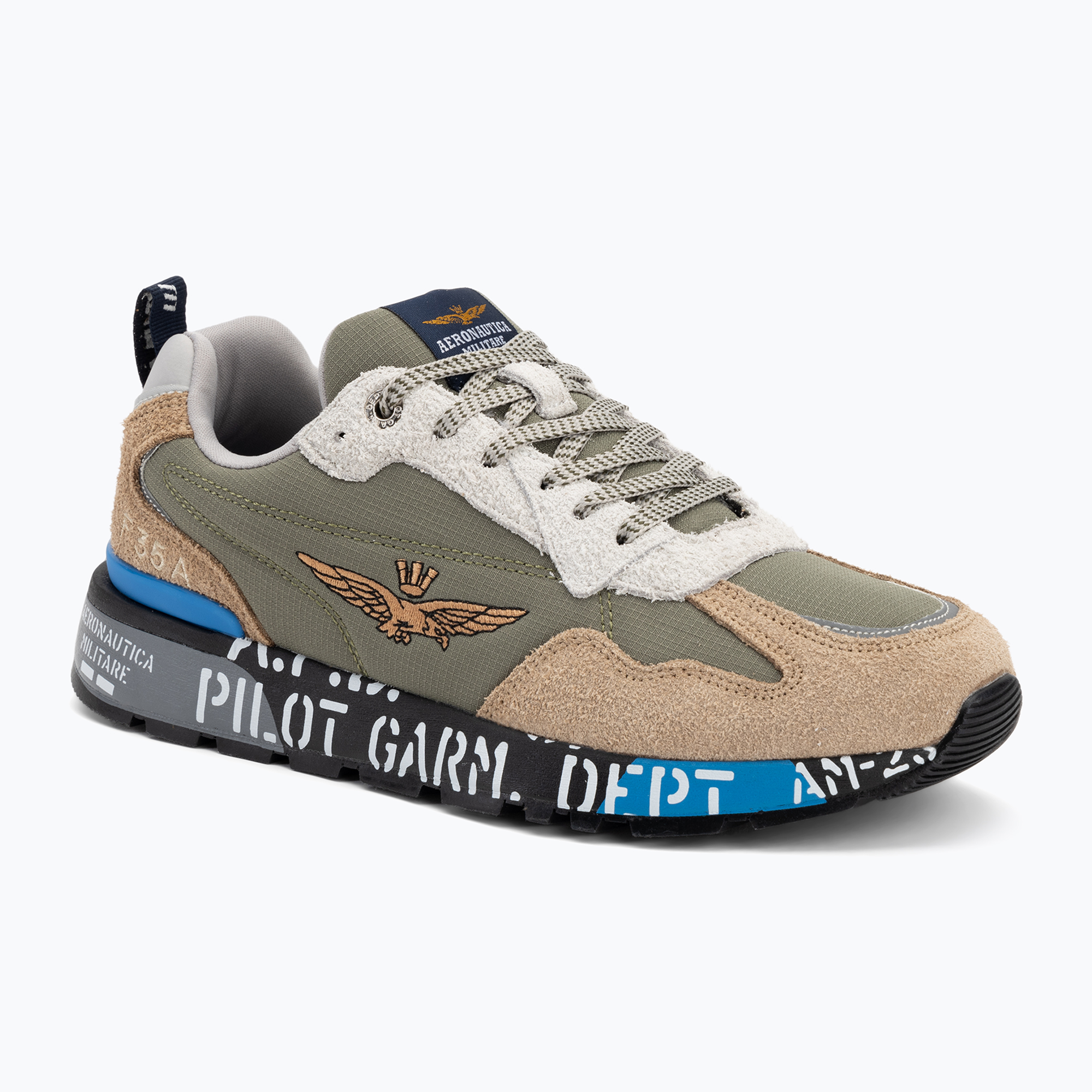 Aeronautica Militare scarpe da uomo 251SC276CT3546 agave/mouton (43 EU) (251SC276CT3546)