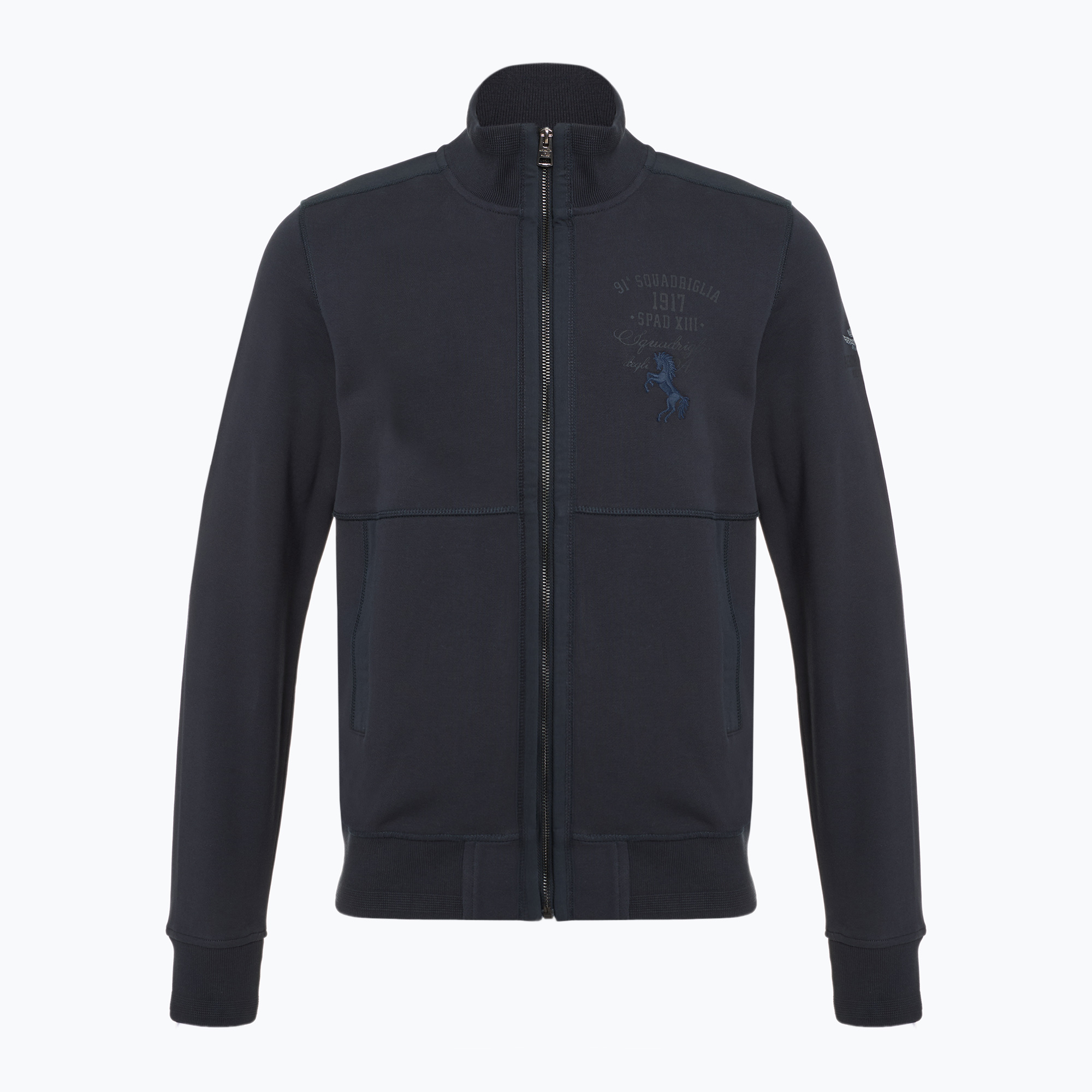 Felpa Aeronautica Mailitare uomo 251FE2006F581 blu navy