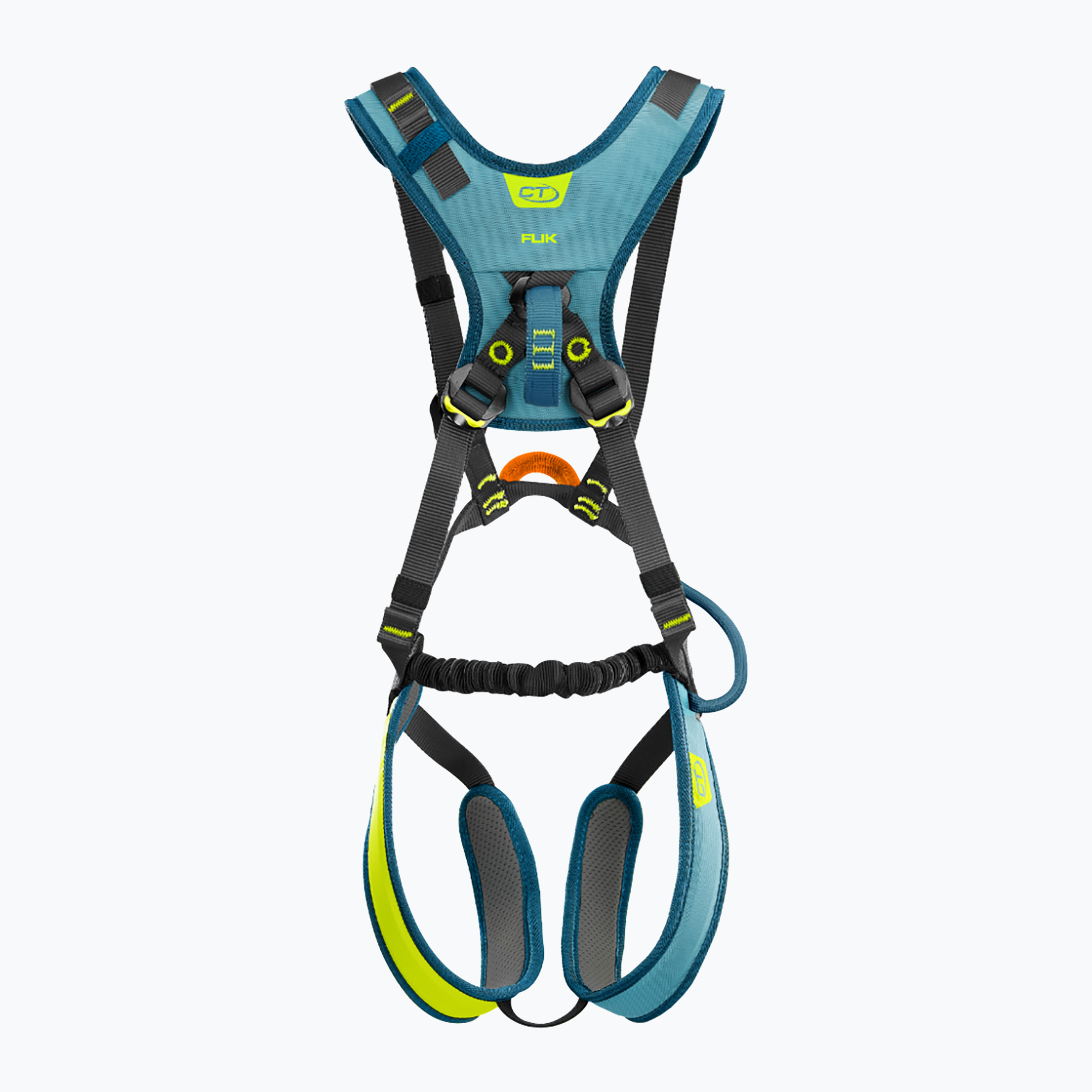 Imbracatura da arrampicata per bambini Climbing Technology Flik verde/lime (Flik 7H175AF)