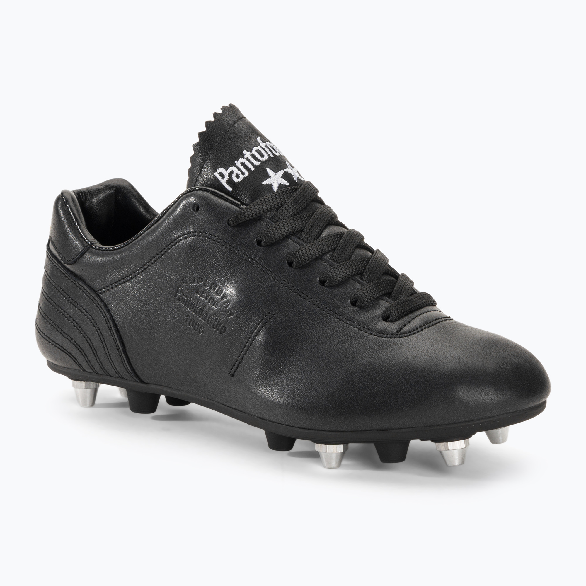 Scarpe da calcio Pantofola d'Oro Lazzarini 2.0 nero da uomo (41 EU) (Lazzarini 2.0 Vitello MIX PS2320-07N)
