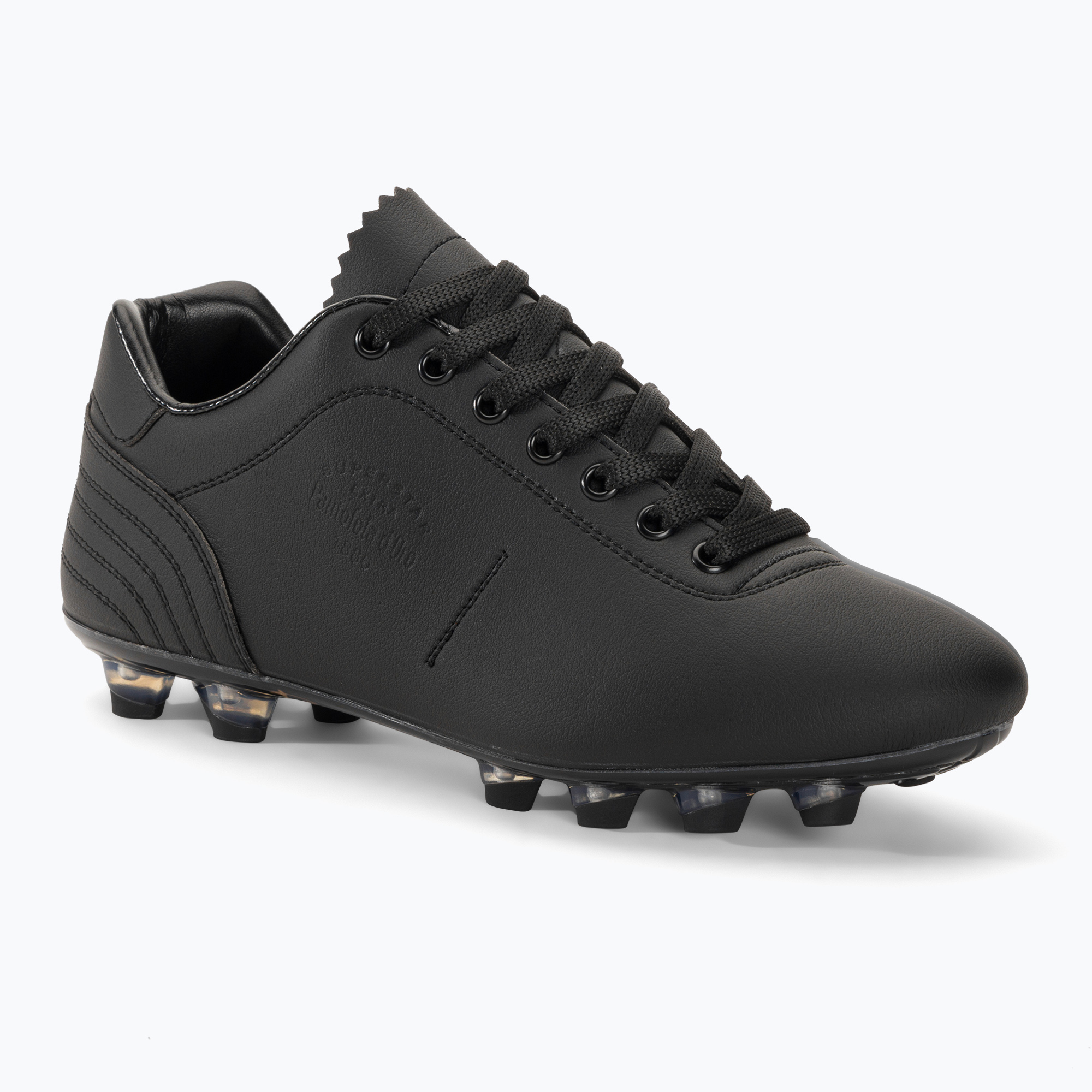 Scarpe da calcio Pantofola d'Oro Lazzarini Eco nero da uomo (46 EU) (Lazzarini Microfibra Eco PS2310-02CN)