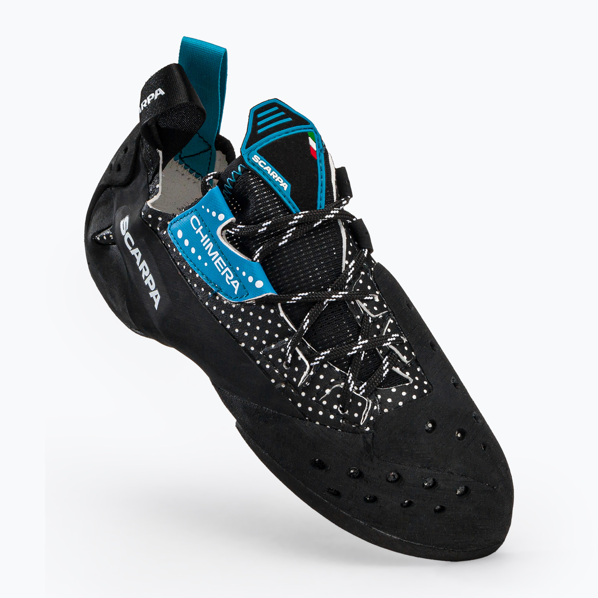 SCARPA Chimera scarpa da arrampicata nero/bianco/azzurro (40.5 EU) (Chimera 70073-000/1)