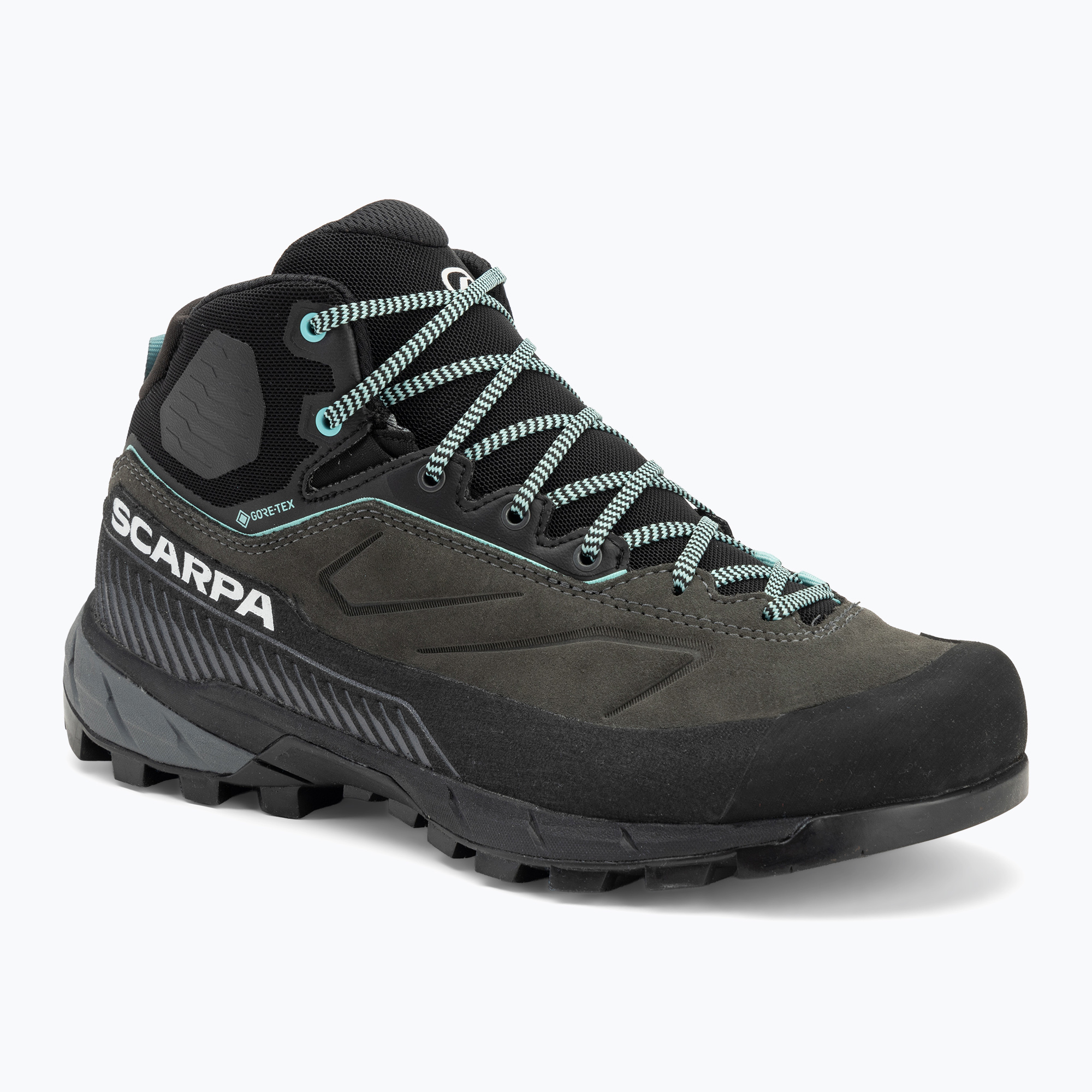 Scarpe da avvicinamento SCARPA Rapid XT Mid GTX shark/aqua donna (37.5 EU) (Rapid XT Mid GTX 72696-202/2)
