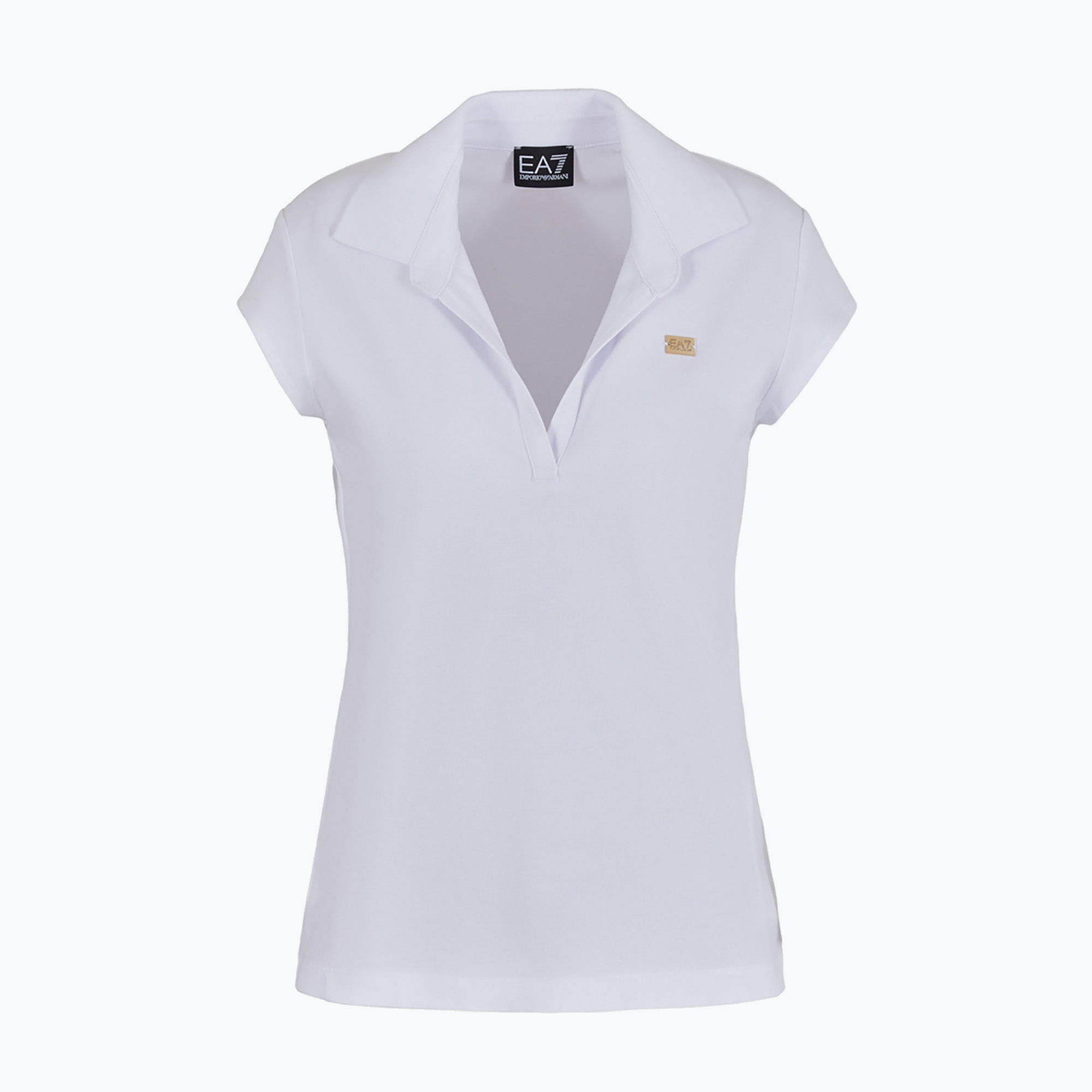 Polo donna EA7 Emporio Armani Train Costa Smeralda bianco