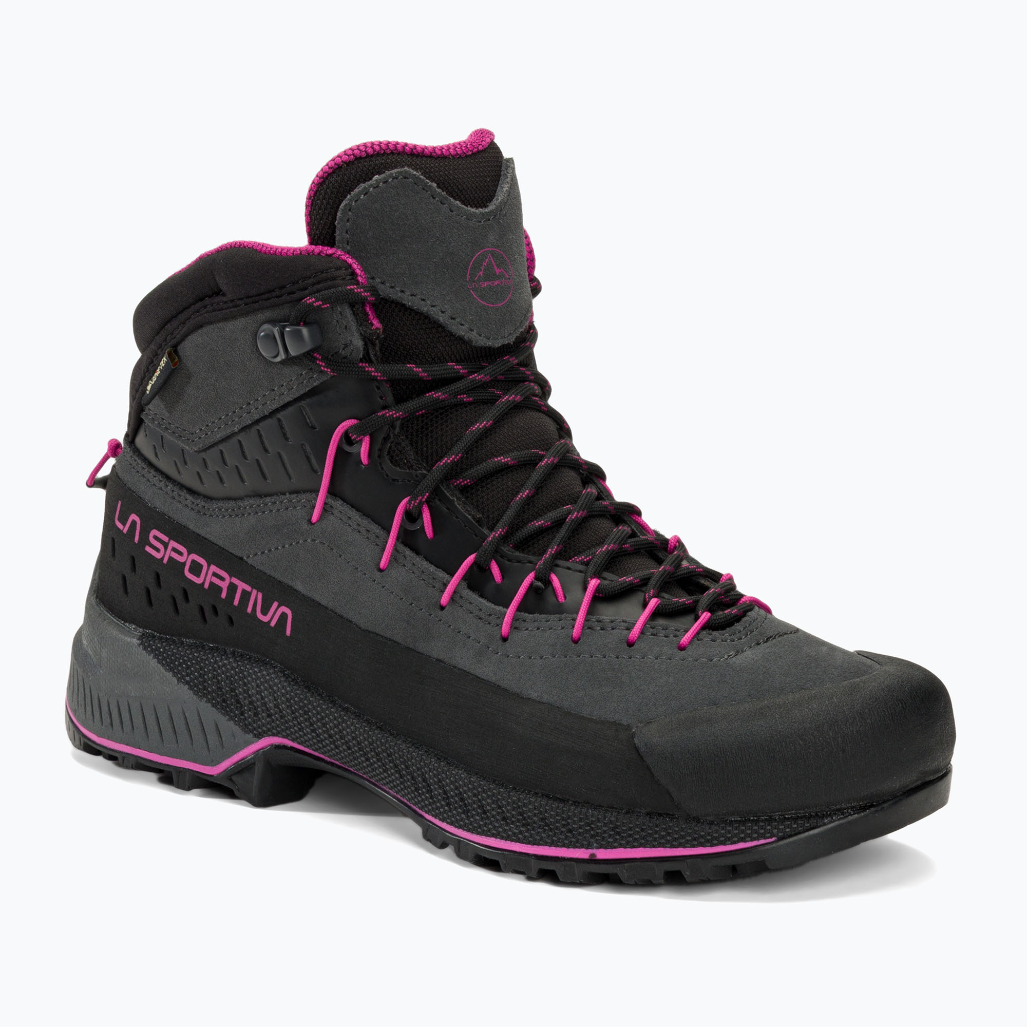 Scarpone da arrampicata da donna La Sportiva TX4 Evo Mid GTX carbon/springtime (38 EU) (TX4 Evo Mid GTX 37G900411)