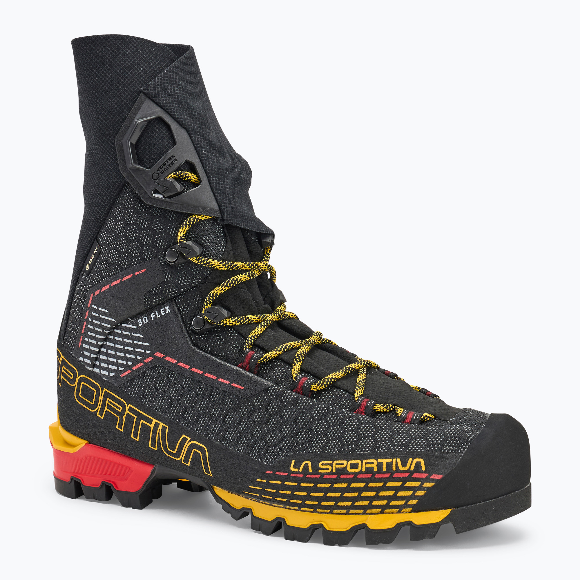 Scarponi da montagna La Sportiva Trango Pro GTX da uomo nero/giallo (42 EU) (Trango Pro GTX ZFMS086999100)