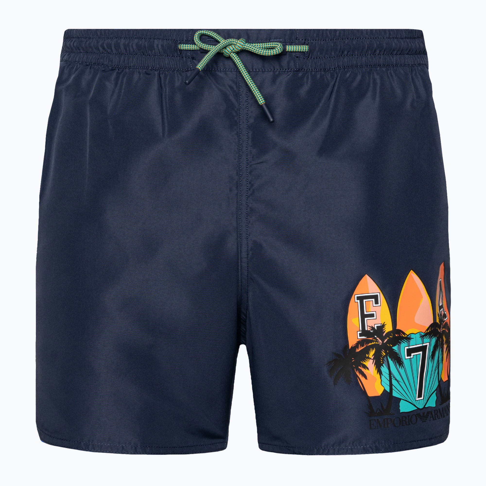 Boxer uomo EA7 Emporio Armani Water Reactive Monogram blu navy (S) (Water Reactive Monogram Boxer 902000-4R751)
