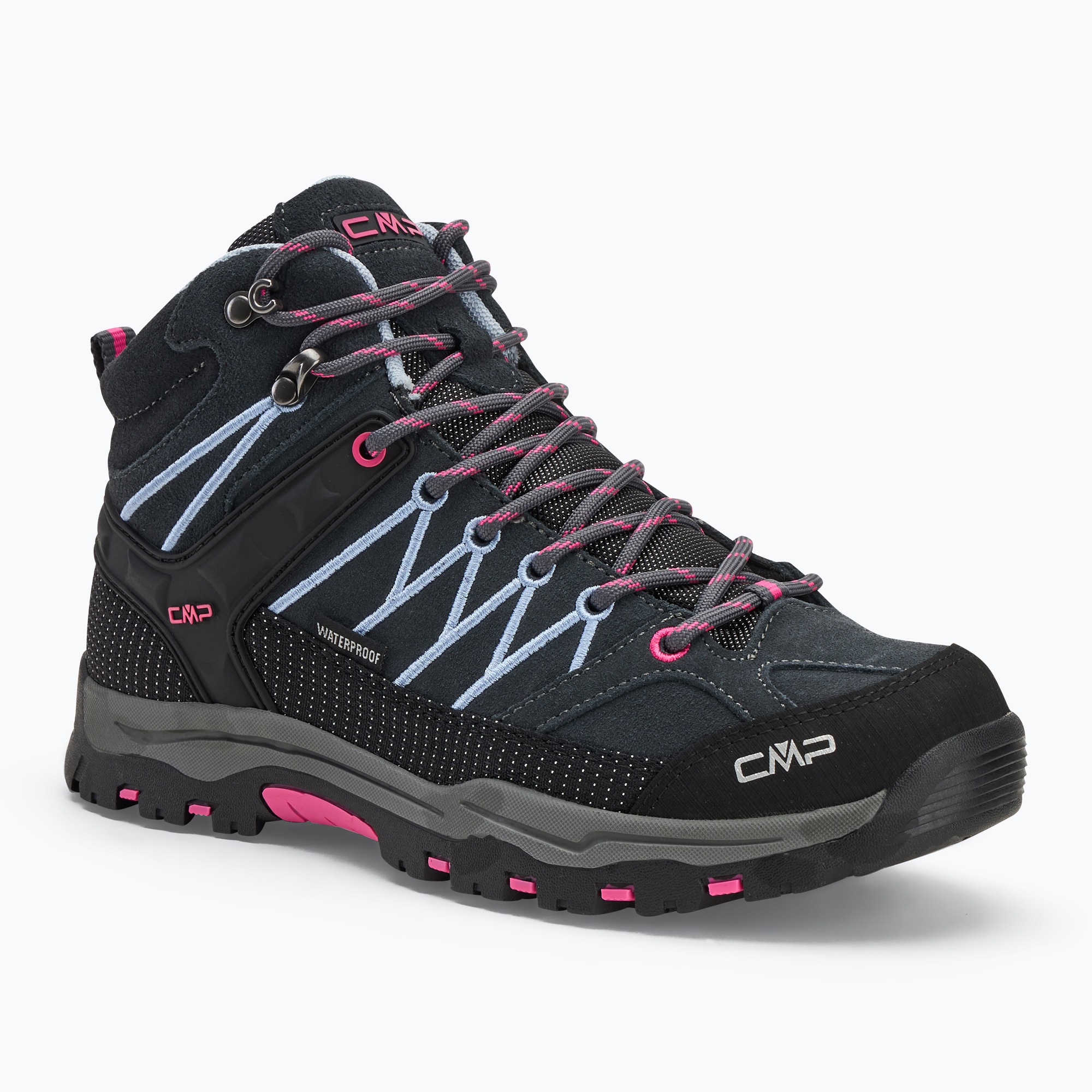 CMP Rigel Mid Wp titanio/skyway junior trekking boots (40 EU) (Rigel Mid Wp 3Q12944J/51AK)