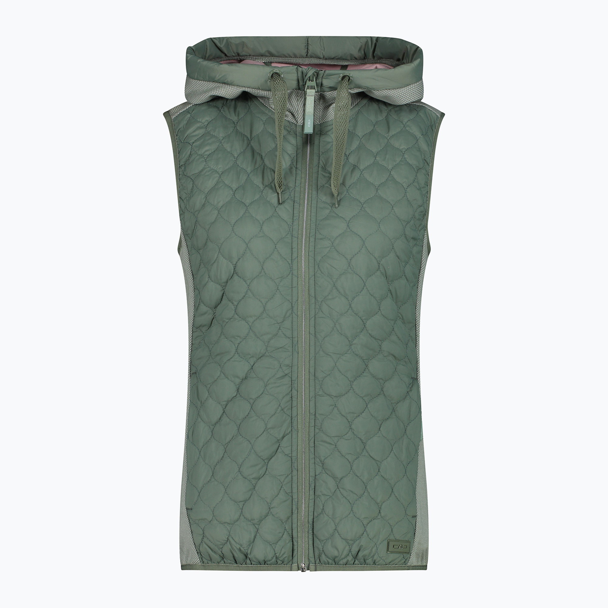 Donna trekking senza maniche CMP Hybrid Fix Hood salvia