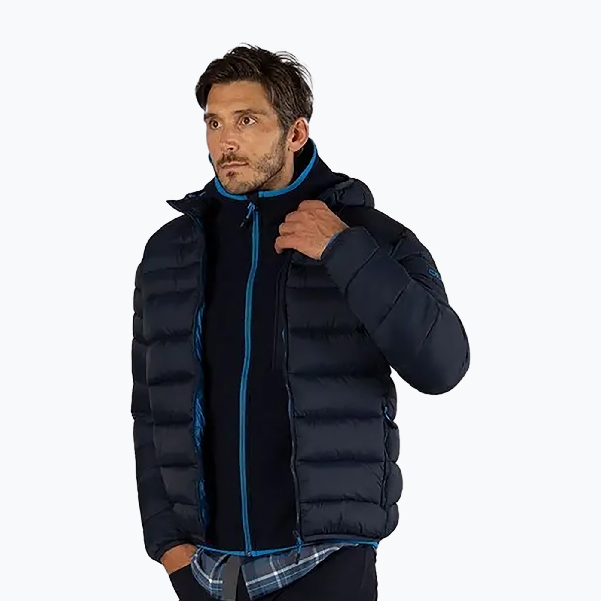 Piumino CMP da uomo 34K2807 nero/blu (48) (34K2807 34K2807/N950)