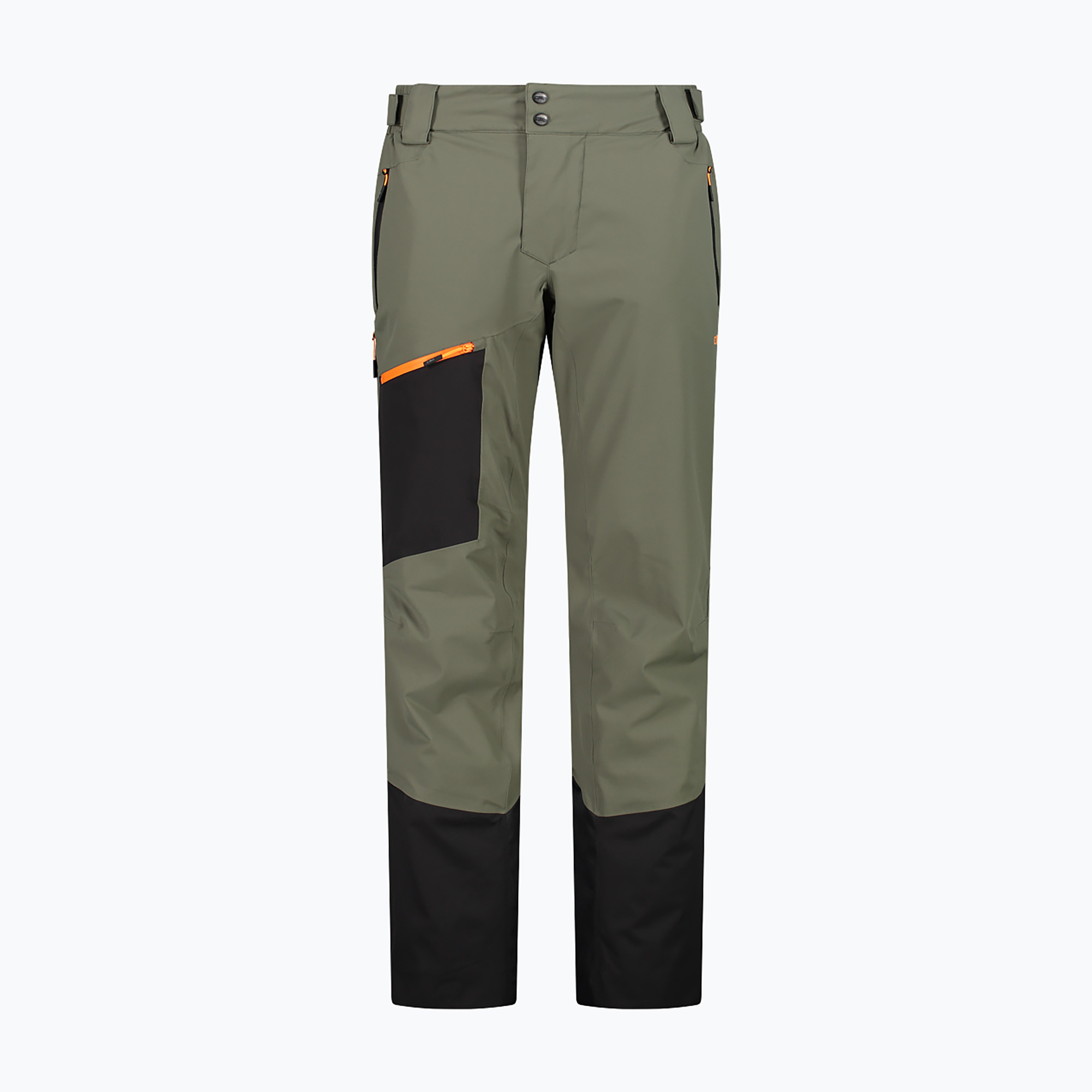 Pantaloni da sci CMP Free Ride da uomo 34W2027 oliva (52) (34W2027/E943)
