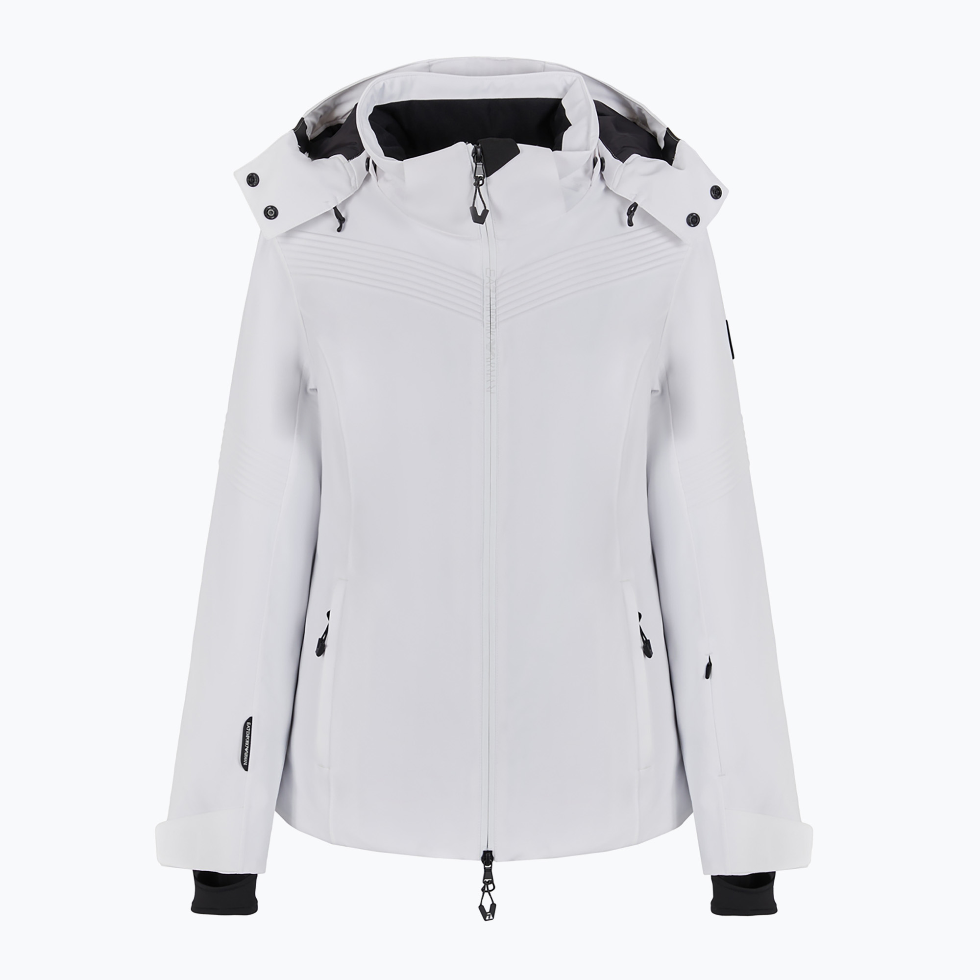 Giacca da sci donna EA7 Emporio Armani Ski Cortina Embossed Toray bianco (M) (Ski Cortina Embossed Toray TN44Z-6DTG03-1100)