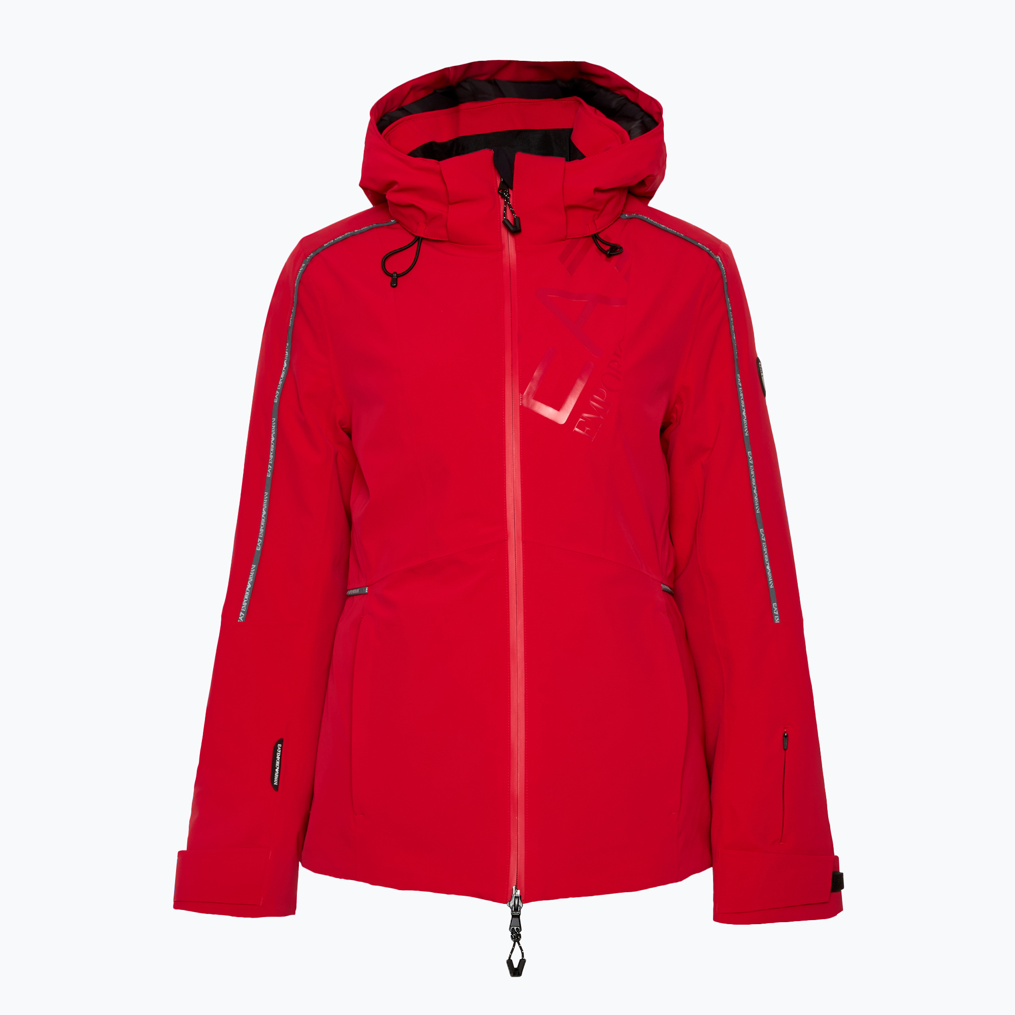 Giacca da donna EA7 Emporio Armani Ski Cortina Logo Toray salsa
