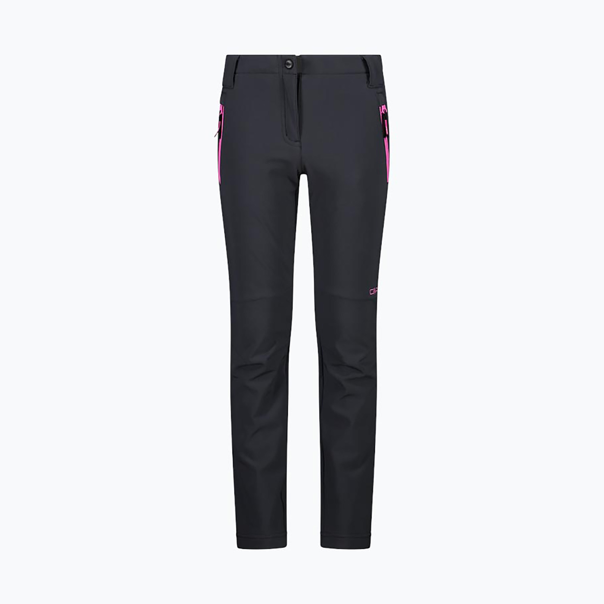 Pantaloni softshell da bambino CMP G Long grigio scuro 30A1465/00UM (164) (30A1465 G Long 30A1465/00UM)