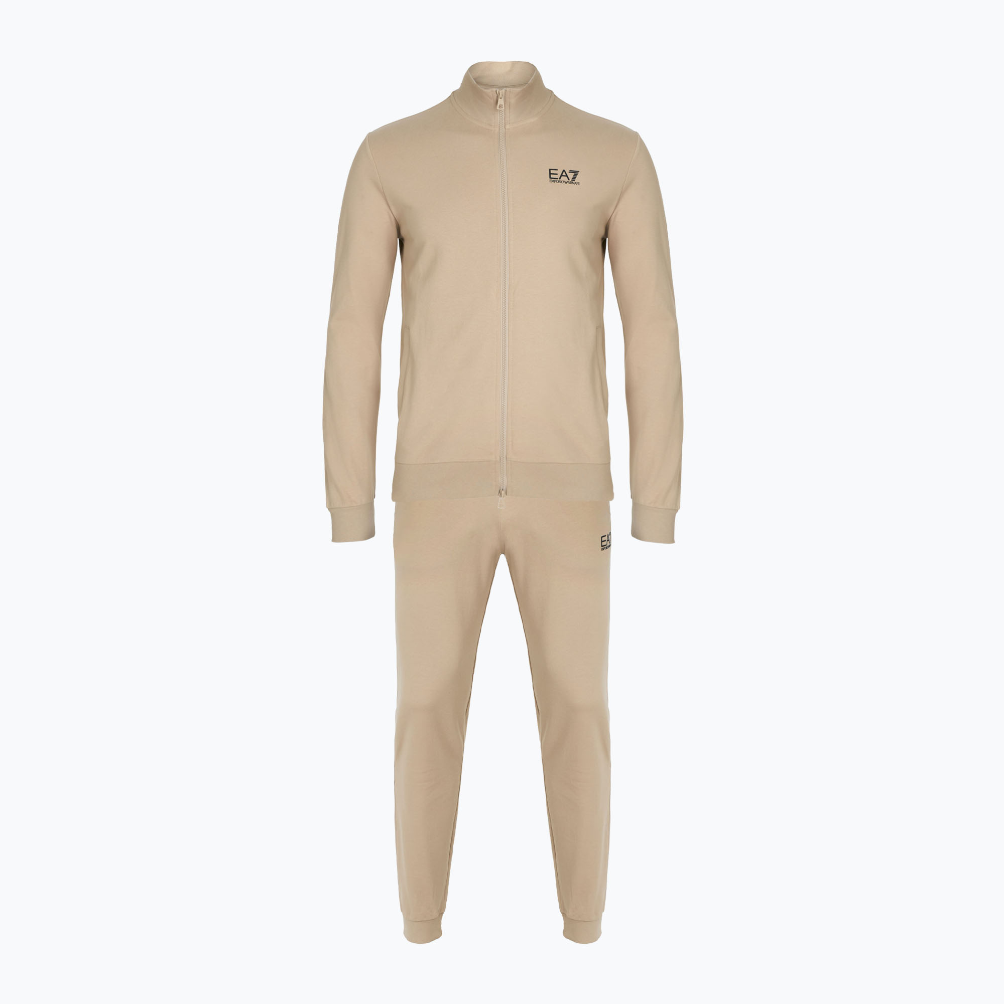 Uomo EA7 Emporio Armani Train Core Identity Tuta da ginnastica FZ cobblestone