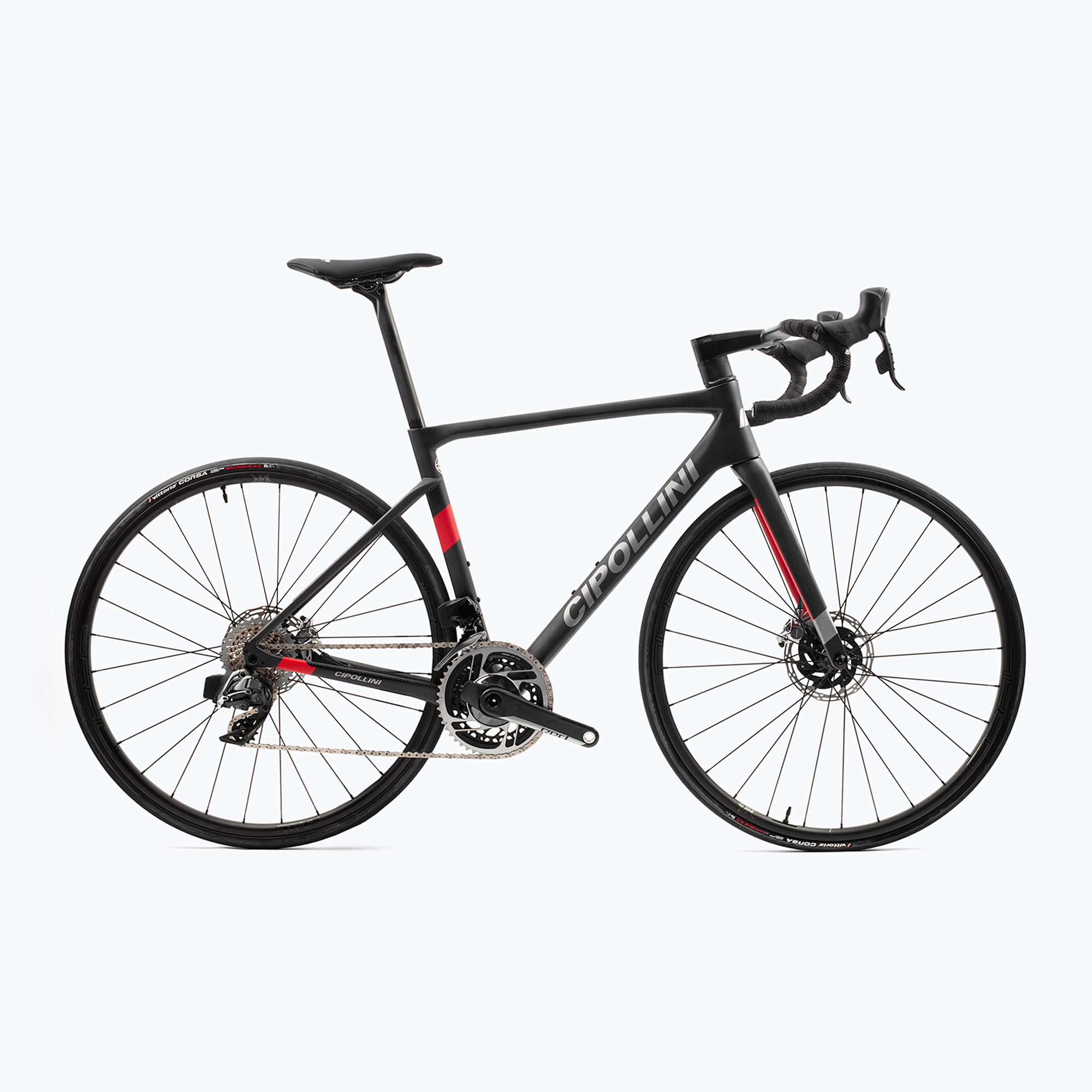 Bicicletta da corsa Cipollini DOLOMIA DB 22-RED AXS QUARQ-TS20-ALANERA carbonio rosso antracite opaco (M) (DOLOMIA DB 22-RED AXS QUARQ-TS20-ALANERA