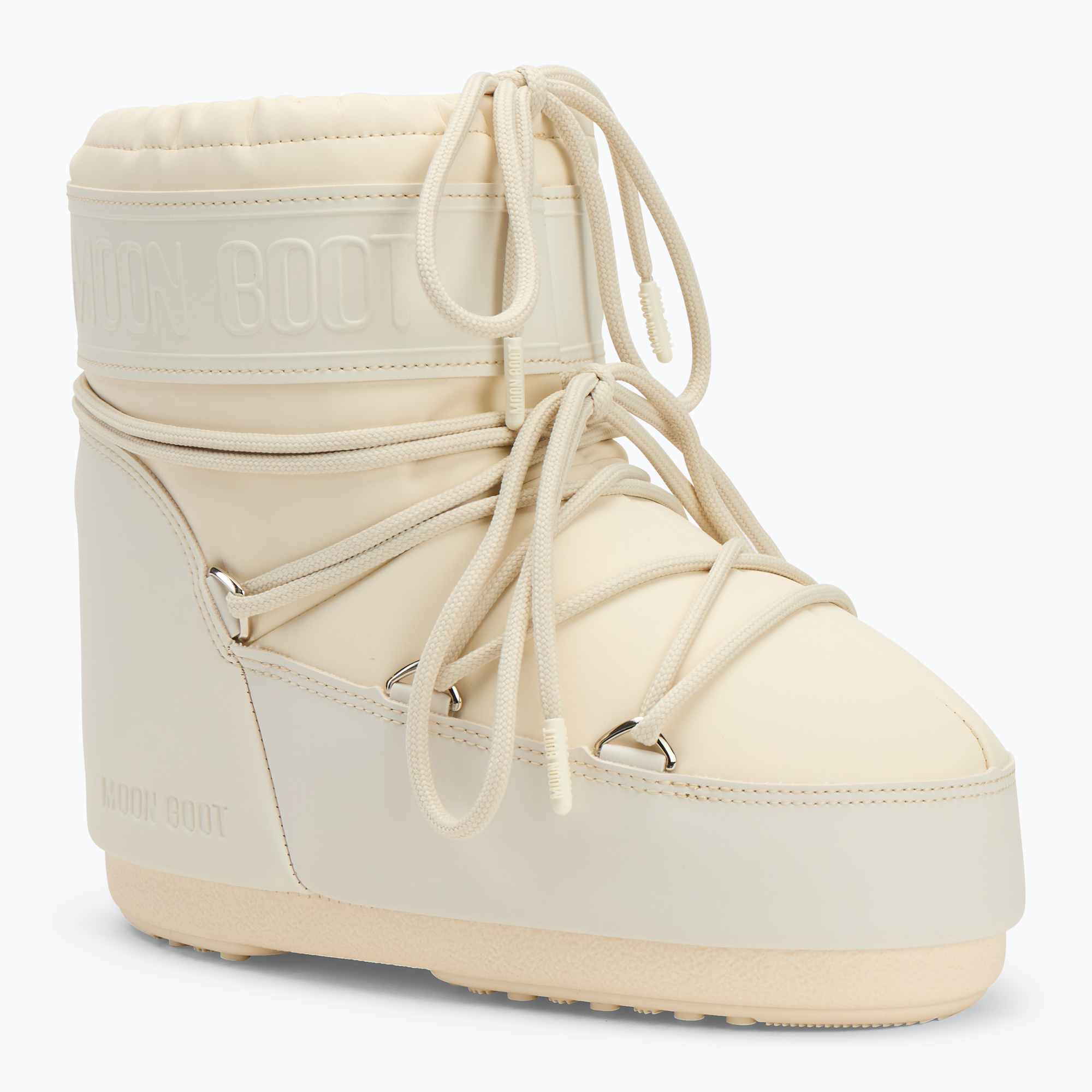 Donna Moon Boot Icon Stivali da neve bassi in gomma crema (36-38 EU) (Icon Low Rubber 80D1409380-L002)