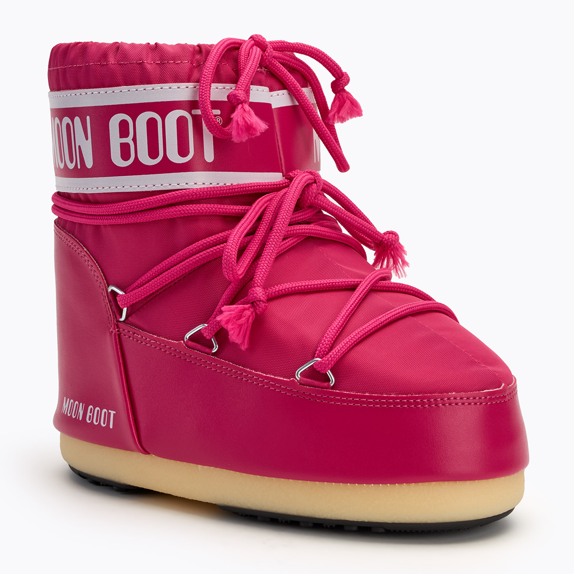 Donna Moon Boot Icon Stivali da neve bassi in nylon bougainvillea (39-41 EU) (Icon Low Nylon 80D1409340-J003)