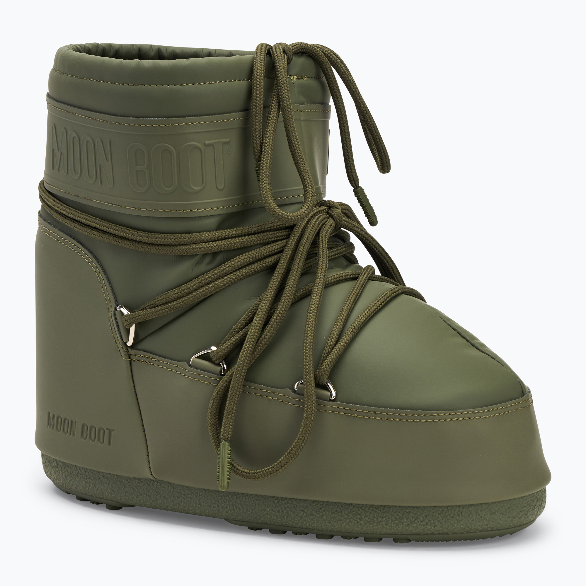 Donna Moon Boot Icon Stivali da neve bassi in gomma kaki (36-38 EU) (Icon Low Rubber 80D1409380-M006)