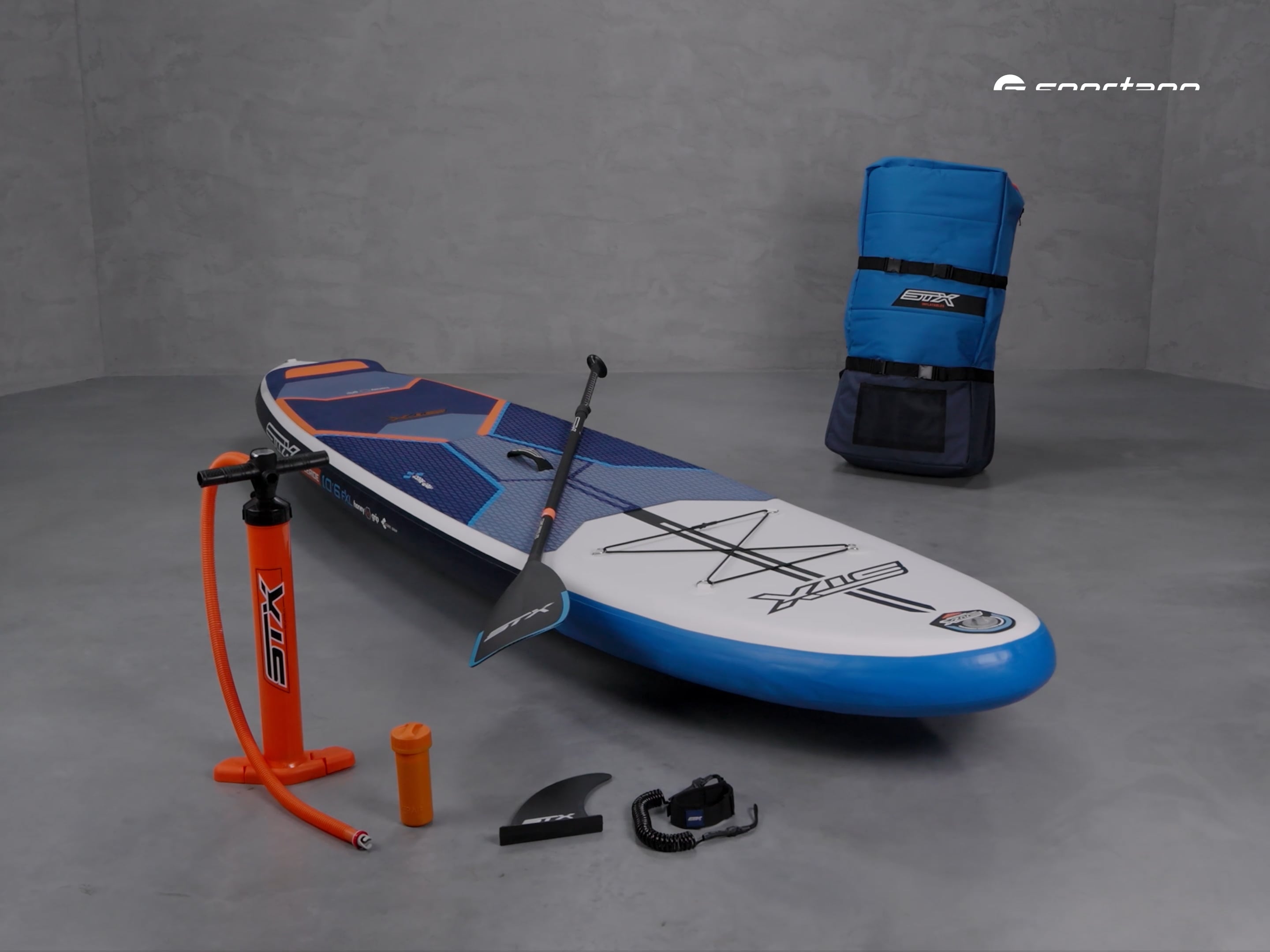 SUP STX Freeride 10'6'' 2022 tavola blu/arancio