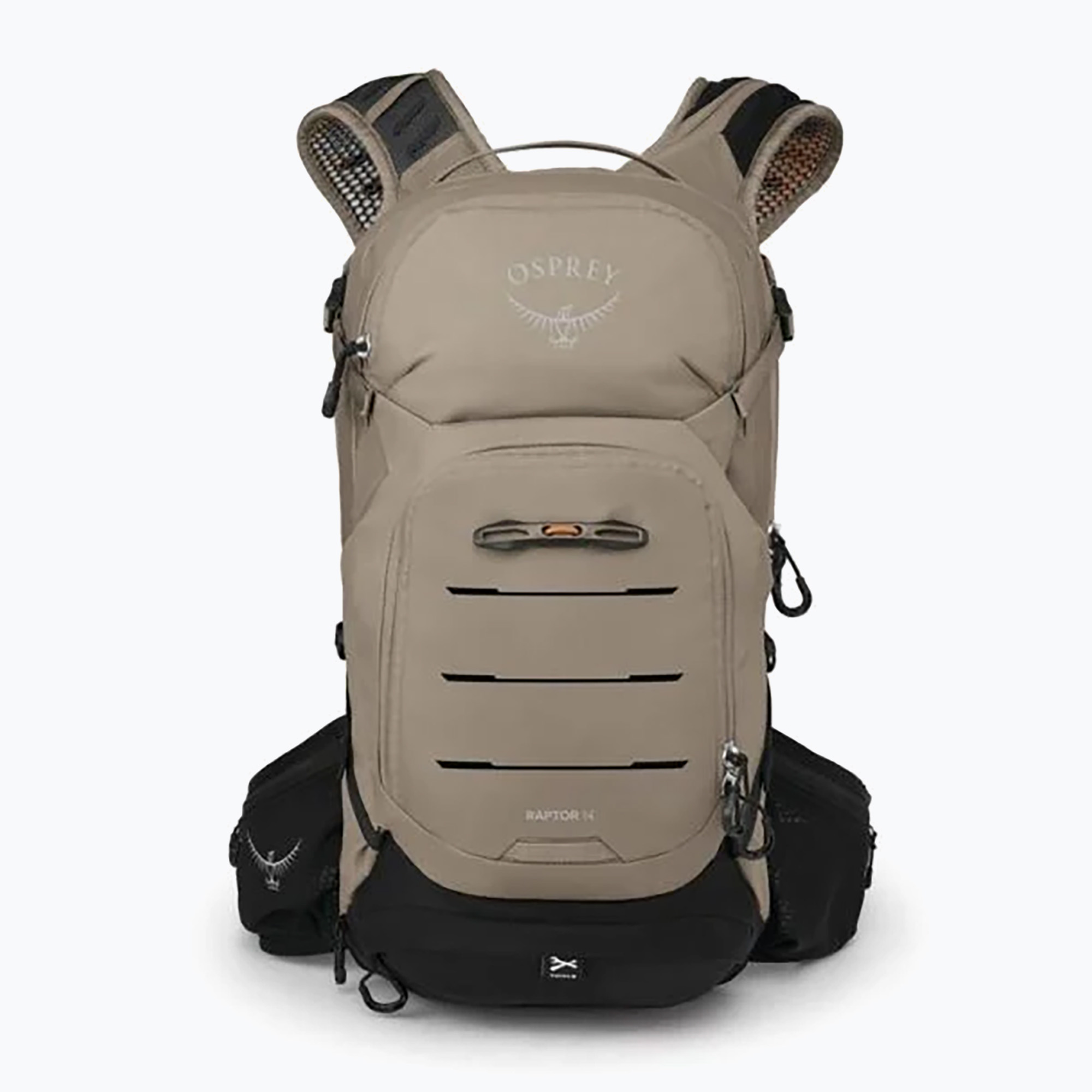 Zaino da bicicletta Osprey Raptor 14 + serbatoio da 2,5 litri grigio pediment