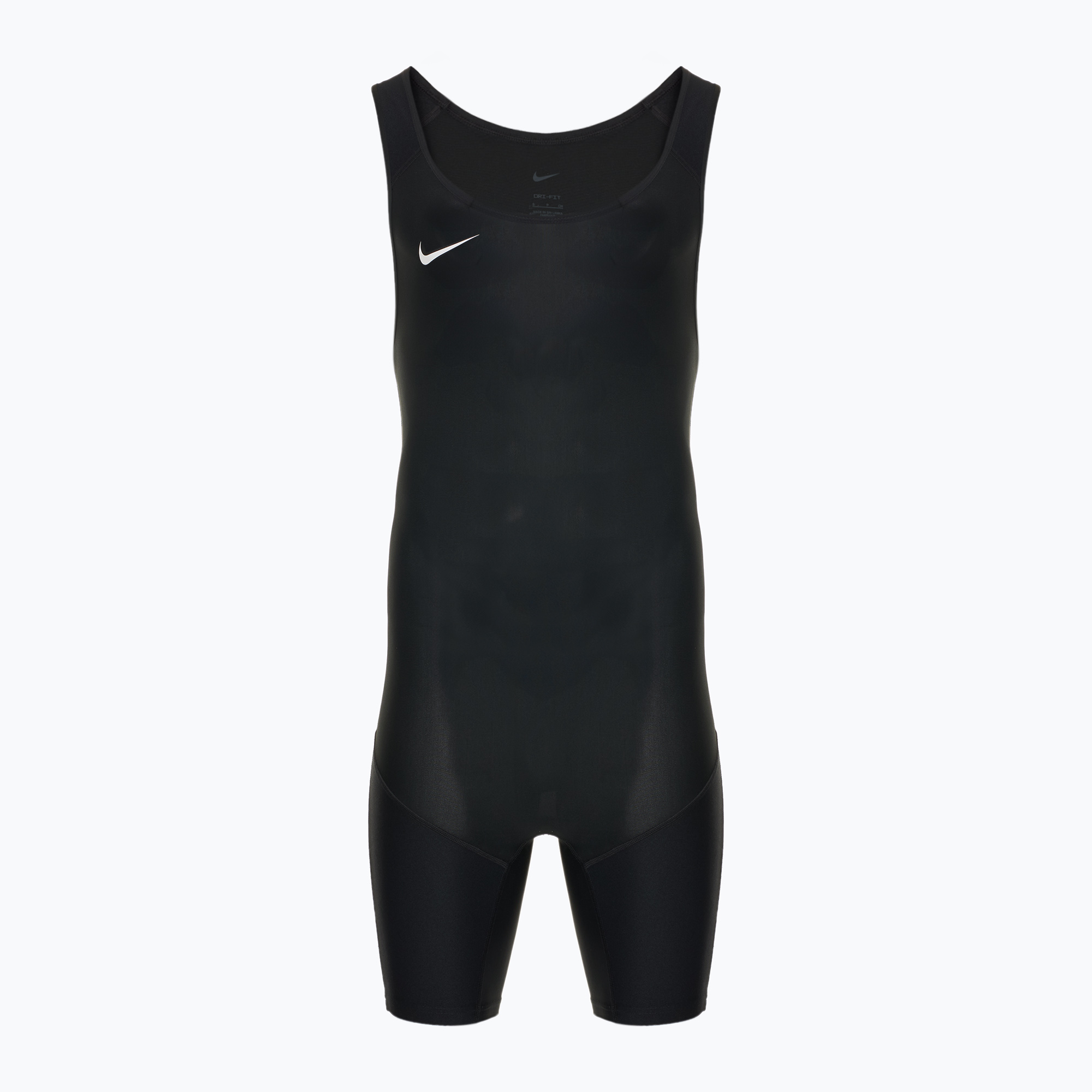 Canotta da sollevamento pesi Nike da uomo, nero (XXL) (Weightlifting Singlet 652863-010)