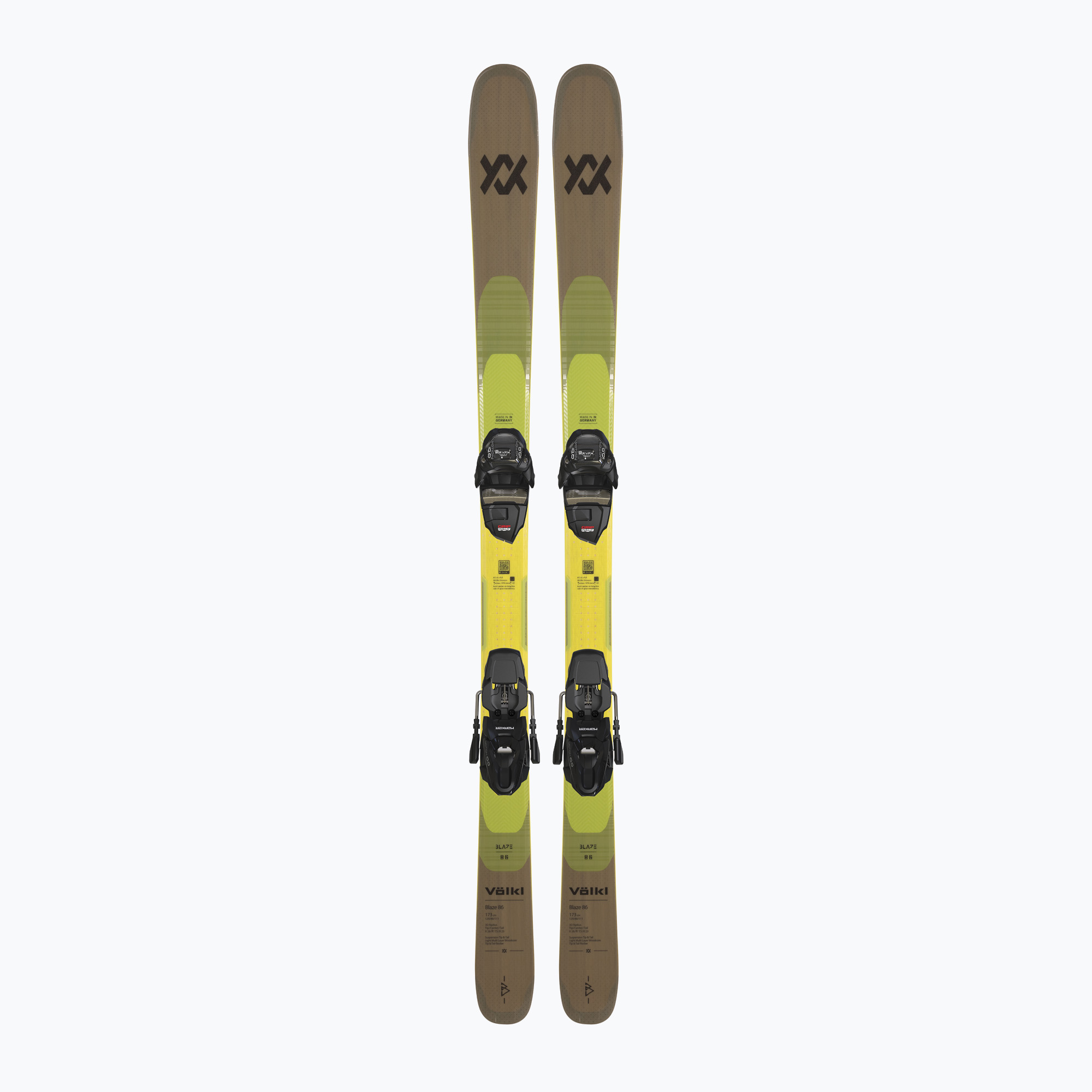 Sci da discesa Völkl Blaze 86 Olive VMotion + attacchi VMotion 10 GW 90 mm (173 cm) (Blaze 86 Olive VMotion+VMotion 10 GW 90 mm V2410138/6562V1.VW)