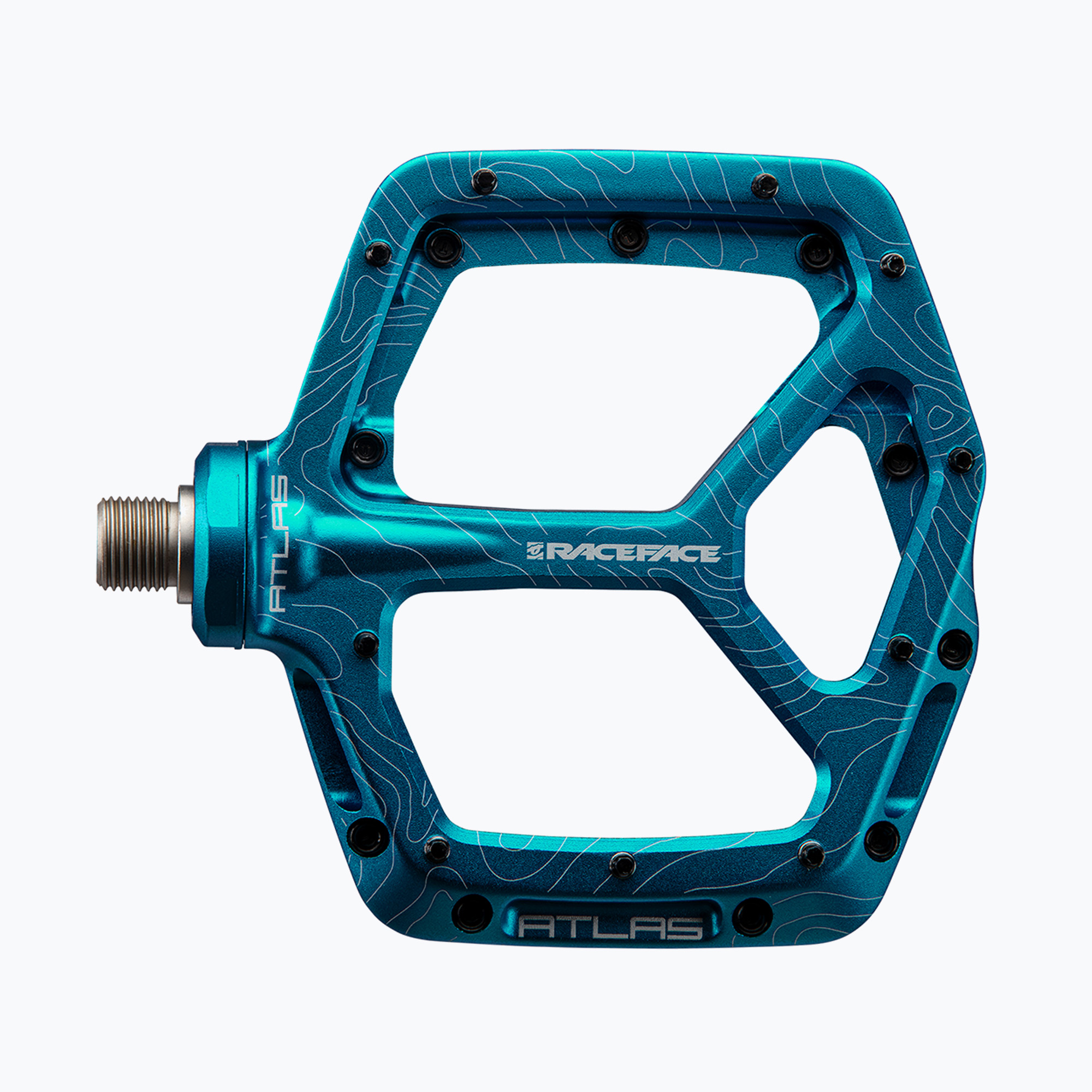 Pedali per bicicletta RACE FACE Atlas turchese (Atlas PD22ATLAS)
