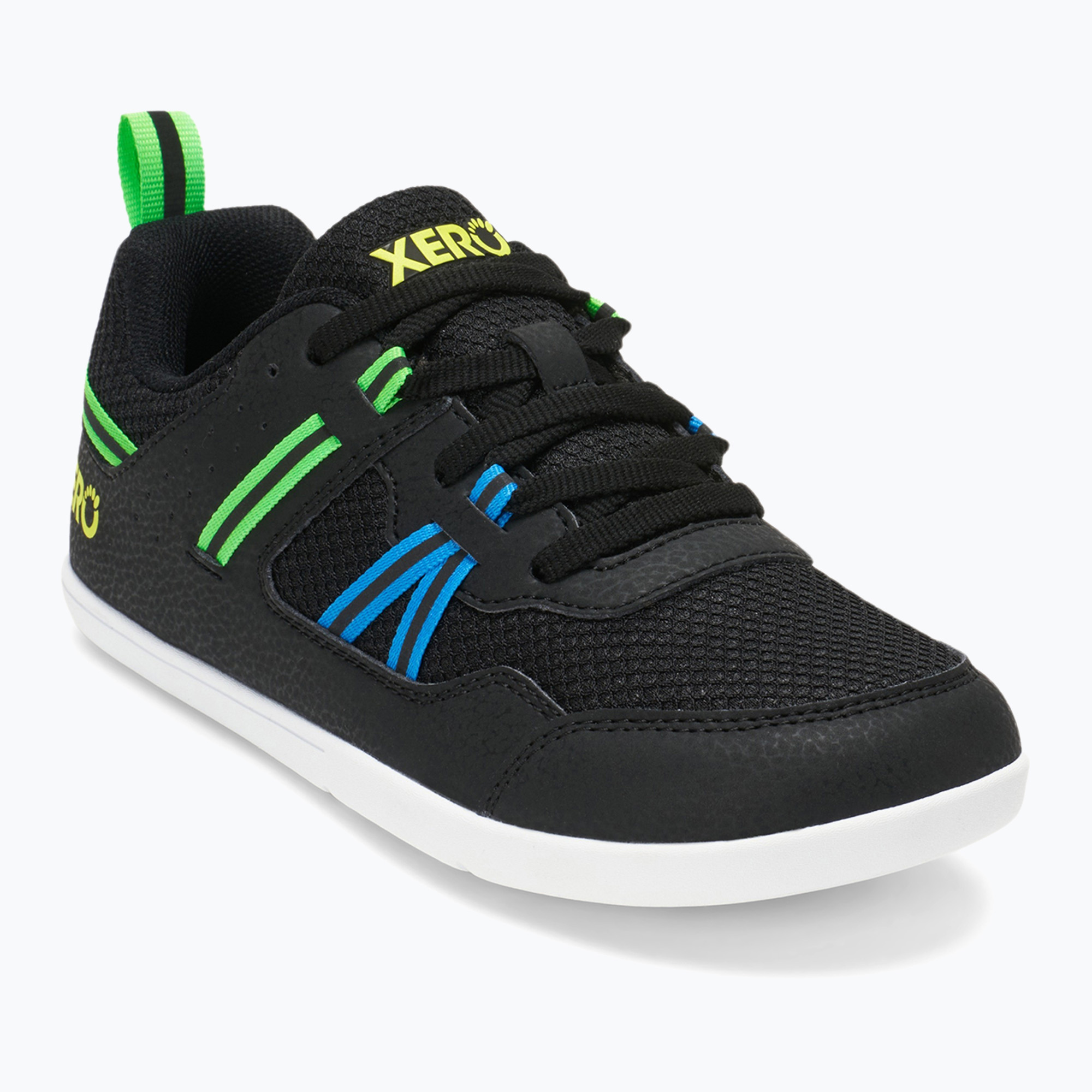 Xero Shoes scarpe a piedi nudi per bambini Prio nero/ lime (30 EU) (Prio PROY-BKLM)