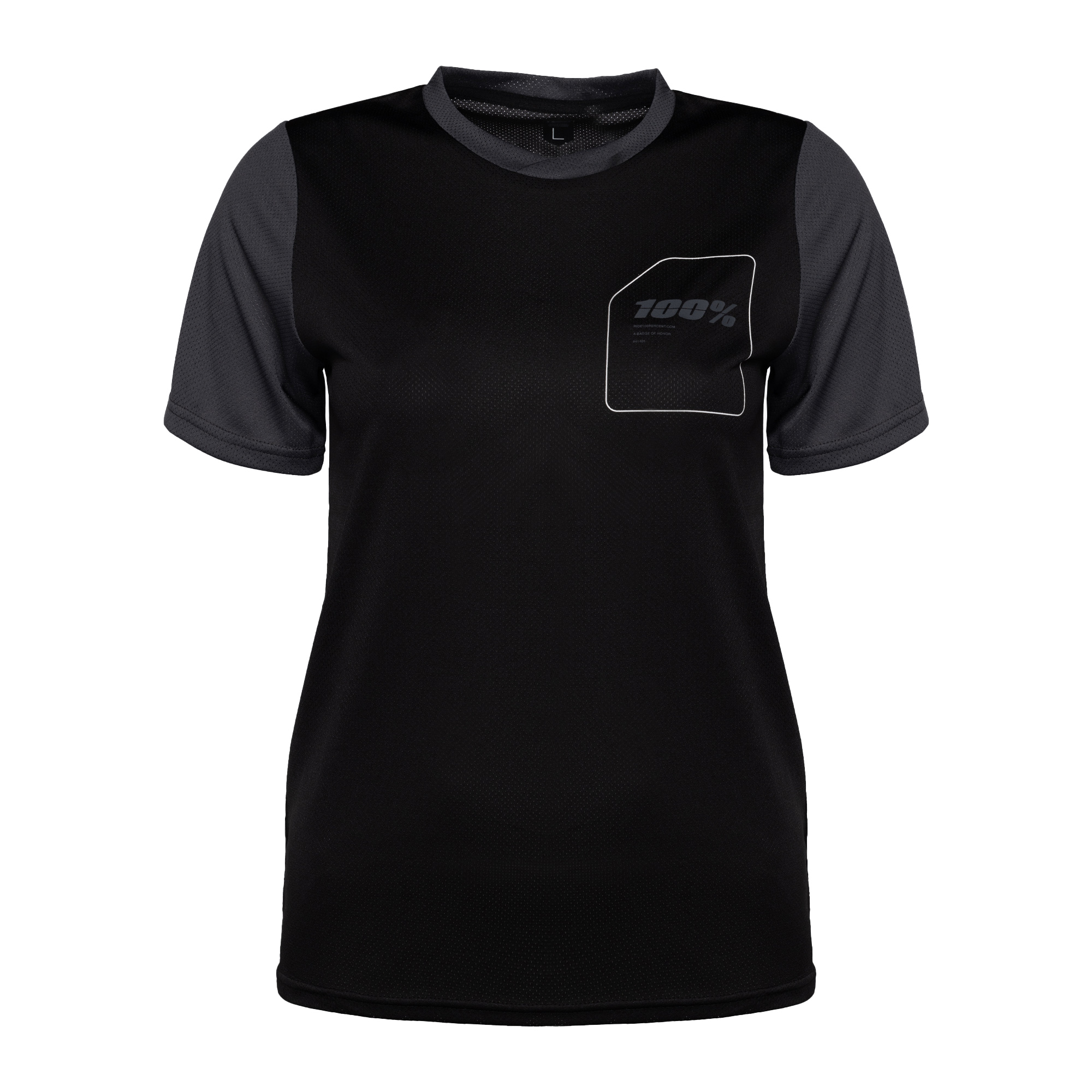 Maglia ciclismo bambino 100% Ridecamp Youth Jersey nero antracite (M) (Ridecamp Youth 46401-181)