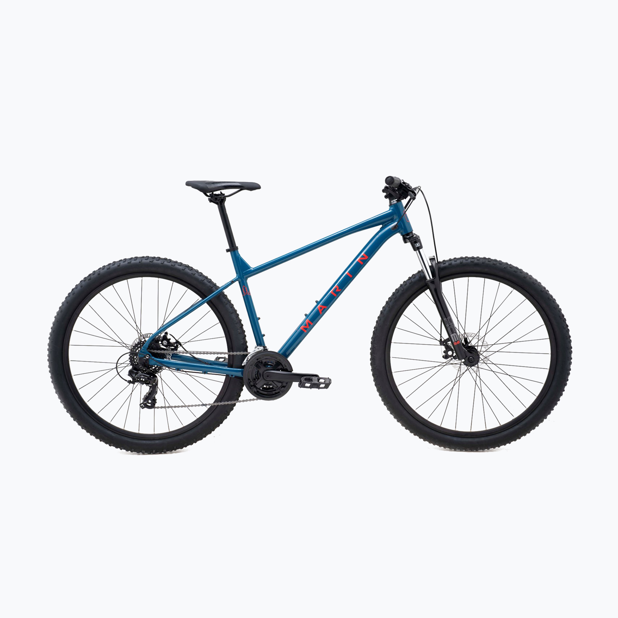 Marin Bolinas Ridge 1 27,5 lucido blu scuro/rosso/arancio mountain bike (S) (Bolinas Ridge 1 27.5 737532003)