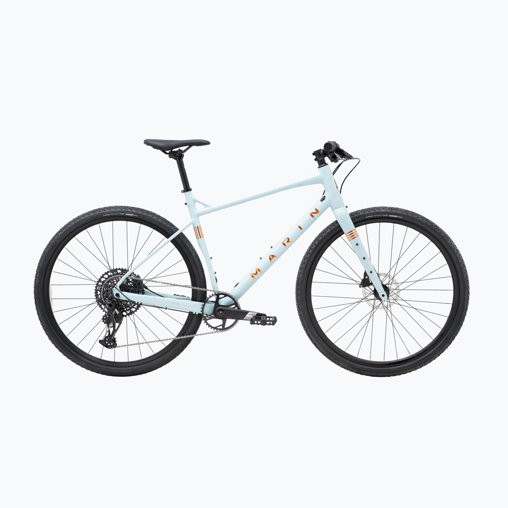 Marin DSX 3 700C blu chiaro opaco/arancione/cromo gravel bike (L) (DSX 3 700C 737554002)