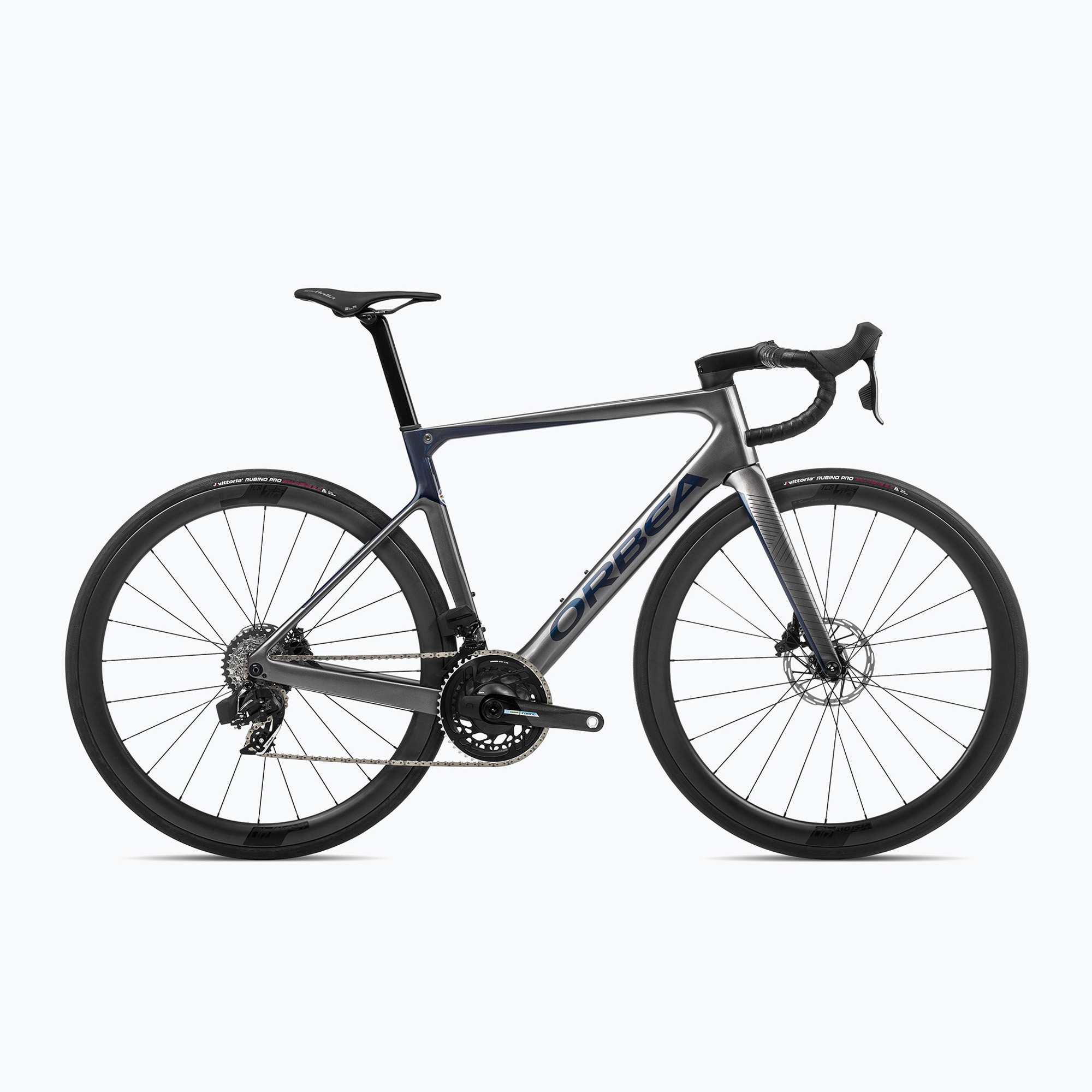 Orbea Orca M21e LTD PWR 2023 antracite/nero bici da corsa (53) (Orca M21e LTD PWR N74953BR)