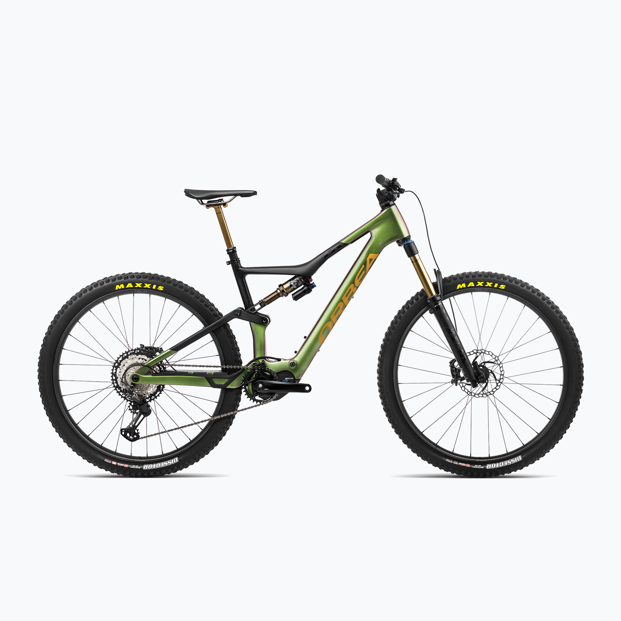 Bicicletta elettrica Orbea Rise M-Team 42V 360Wh 2023 verde goblin camaleonte/nero (M) (Rise M-Team N37605V1)