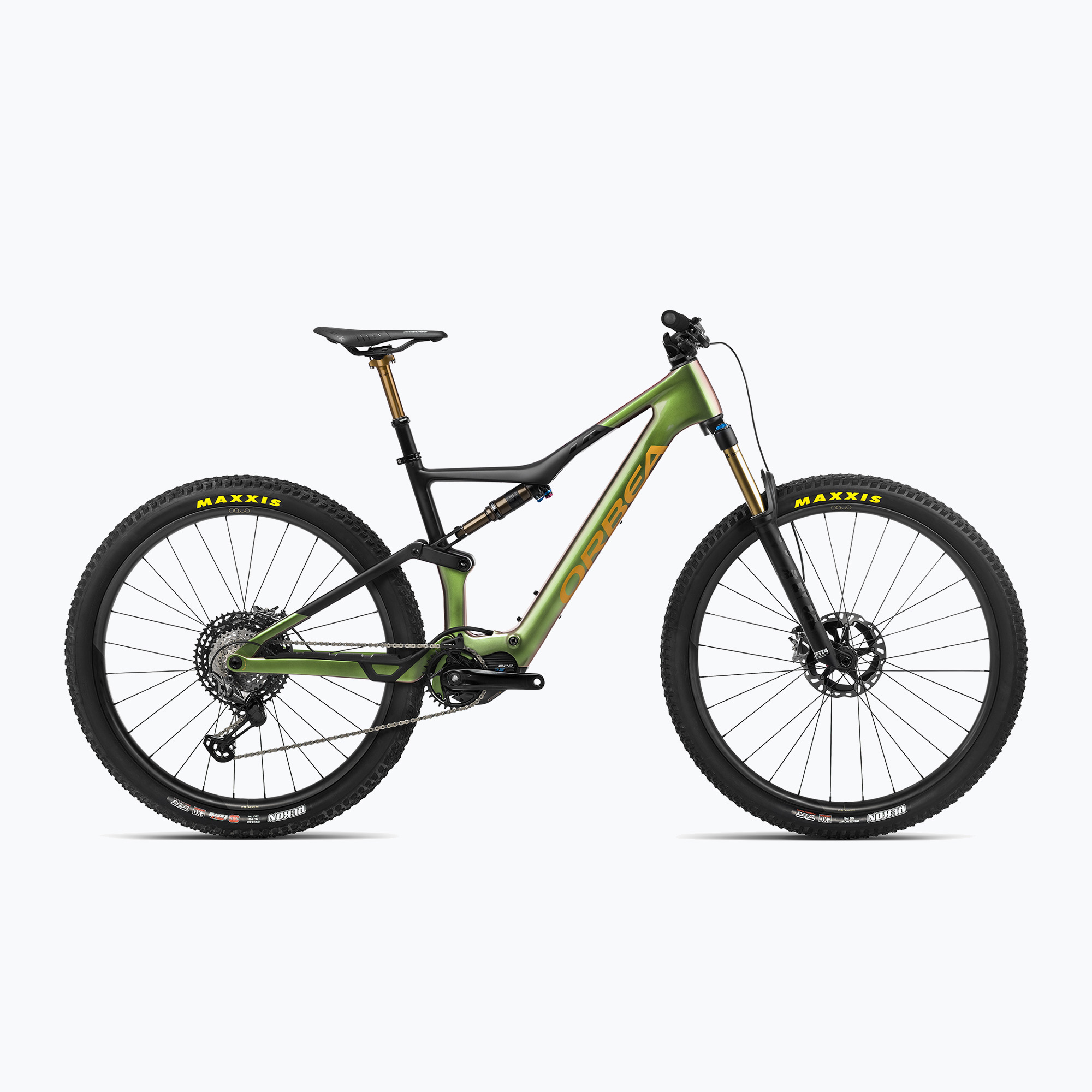 Orbea Rise M-LTD 42V 360Wh 2023 camaleonte goblin verde/nero bici elettrica